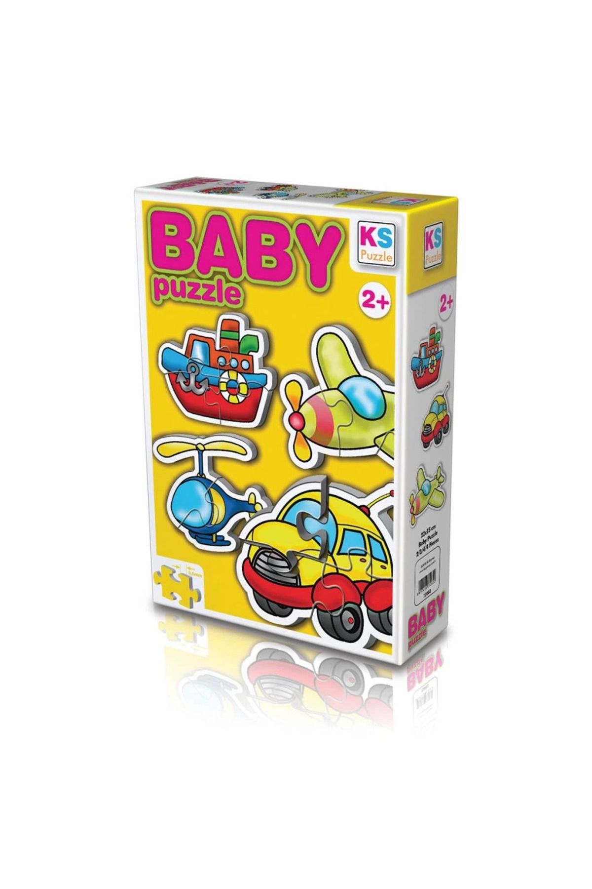 DEPOT 12003 KS Baby Puzzle - Ulaşım Araçları / 15 Parça Puzzle / +2 yaş