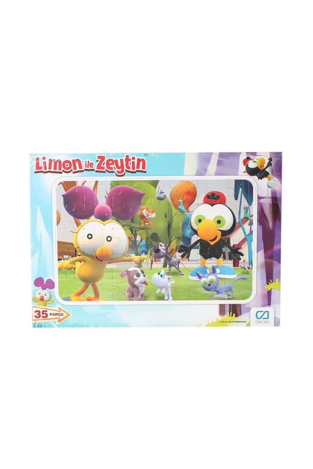 melonika NessiWorld CAFRM-5082-5083 Limon ile Zeytin Frame Puzzle 35 Parça