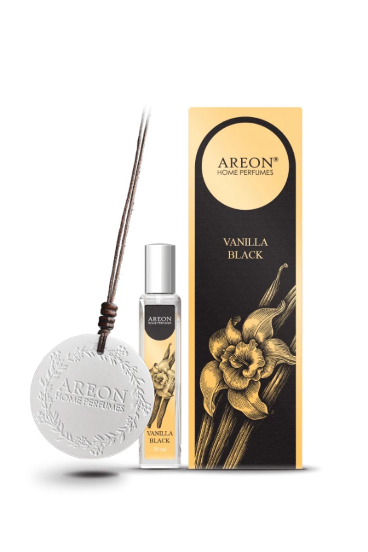 Areon Seramik Disk 20 ml Vanilla Black Dolap Kokusu