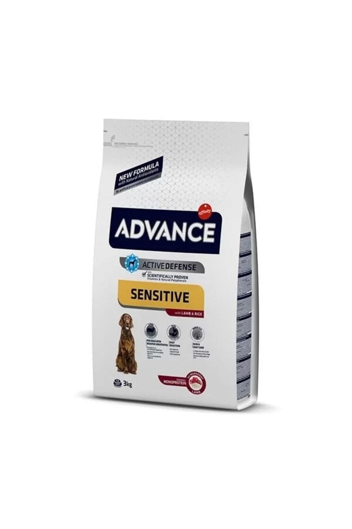 Advance Sensitive Kuzu Etli Hassas Yetişkin Köpek Maması 3 Kg