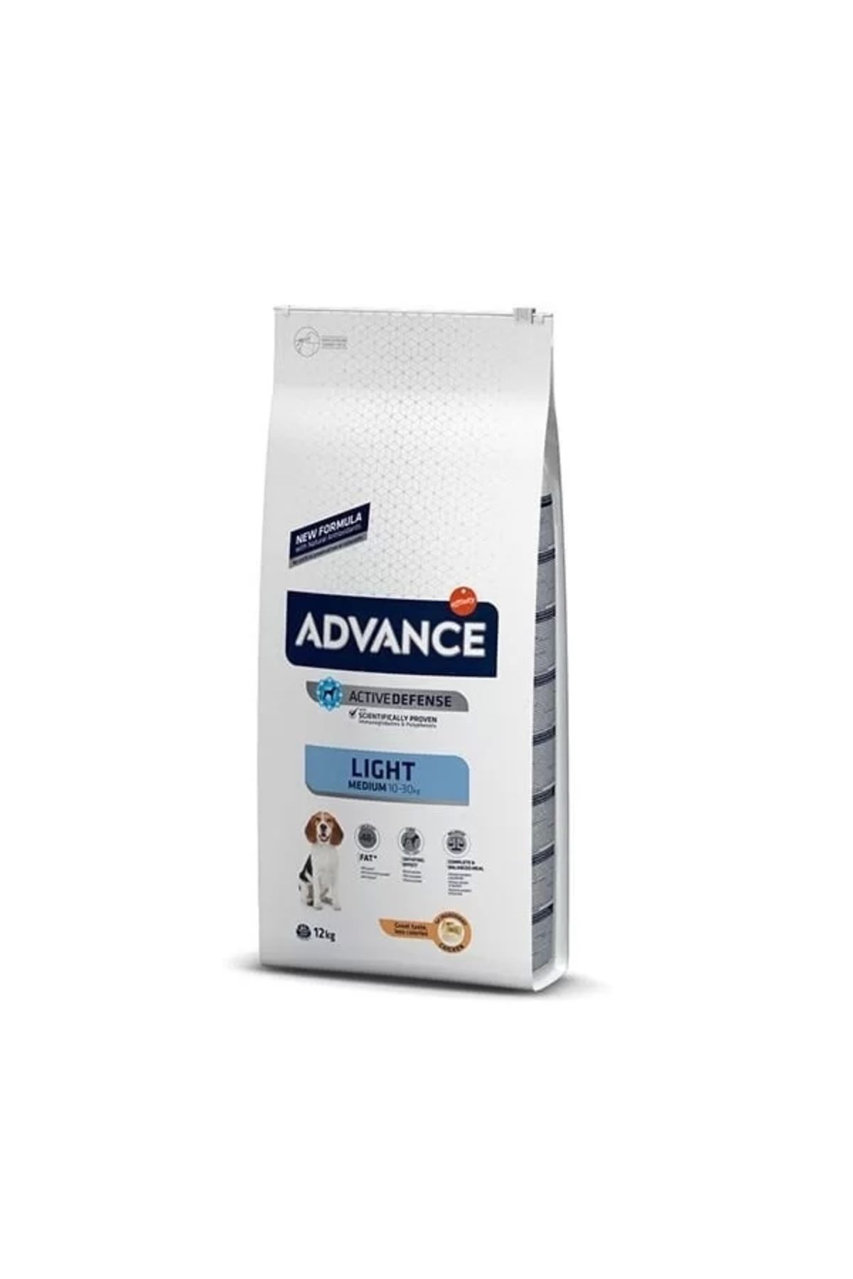 Advance Light Medium Tavuklu Orta Irk Diyet Köpek Maması 12 Kg