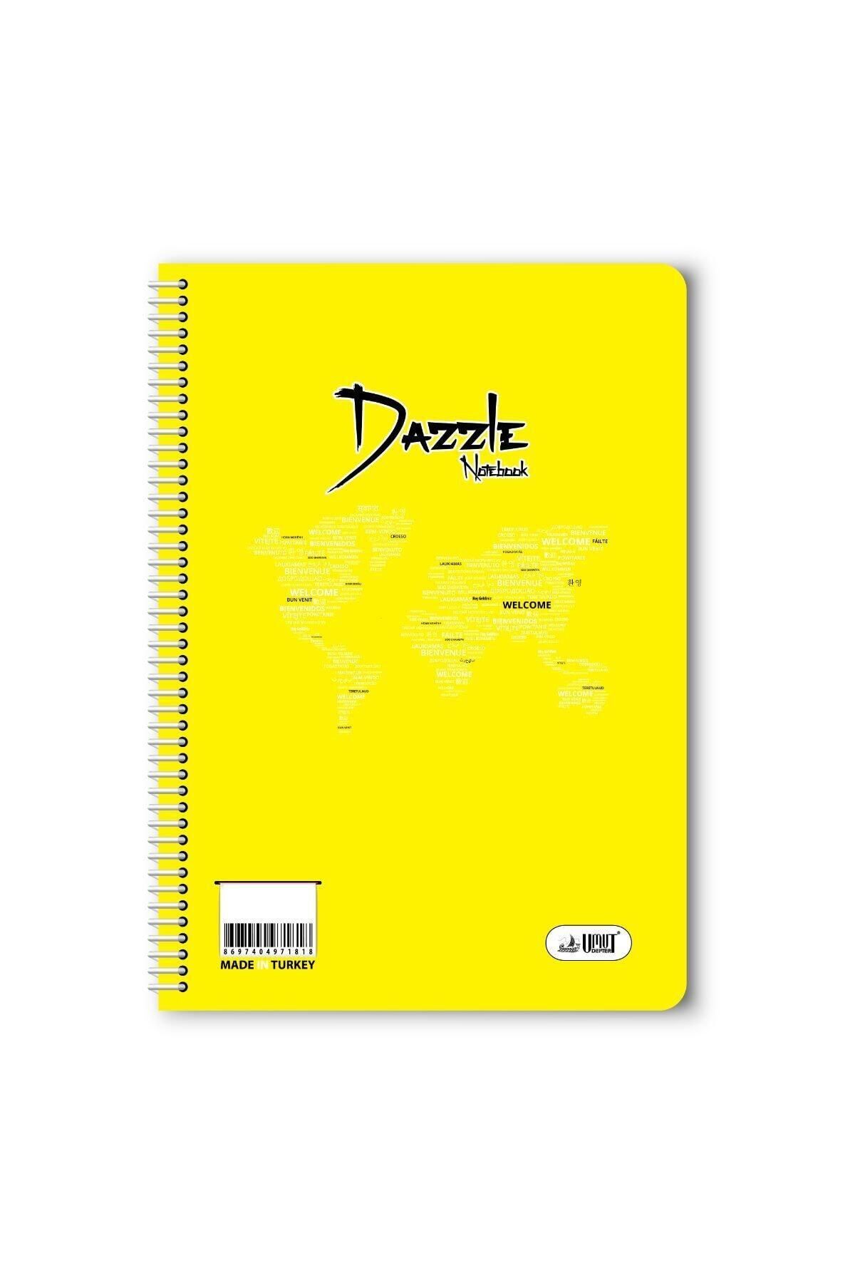 Umut-دفتر ملاحظات حلزوني ذو 72 ورقة مقاس A4 (قطعة واحدة) 1