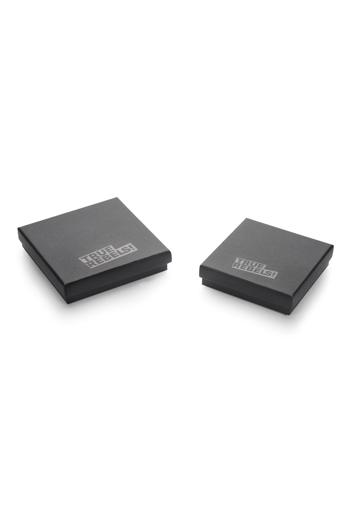 True Rebels-Perlenkette Kette Edelstahl Süßwasser-Zuchtperle weiß Muschelkernperle braun Achat schwarz 4
