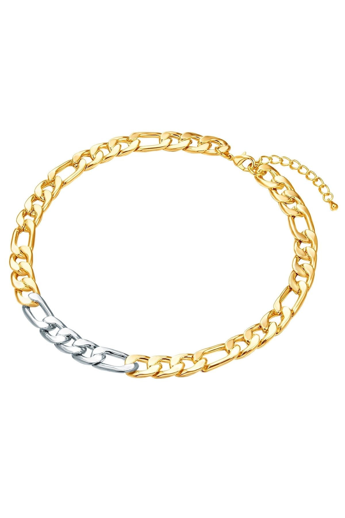 Lulu & Jane-Modeschmuckhalskette Kette Bi-color 3