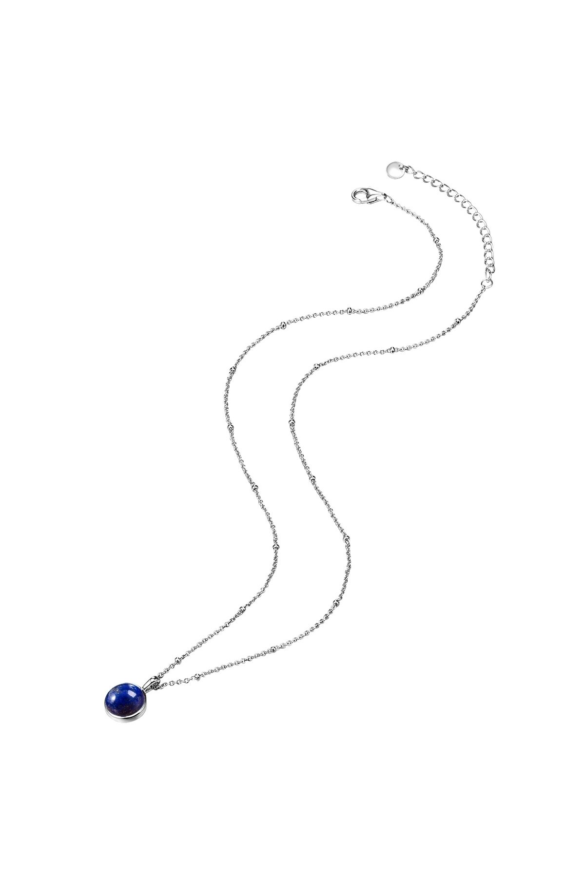 Lulu & Jane-Modeschmuckhalskette Kette mit Anhänger Lapislazuli (synth.) 3