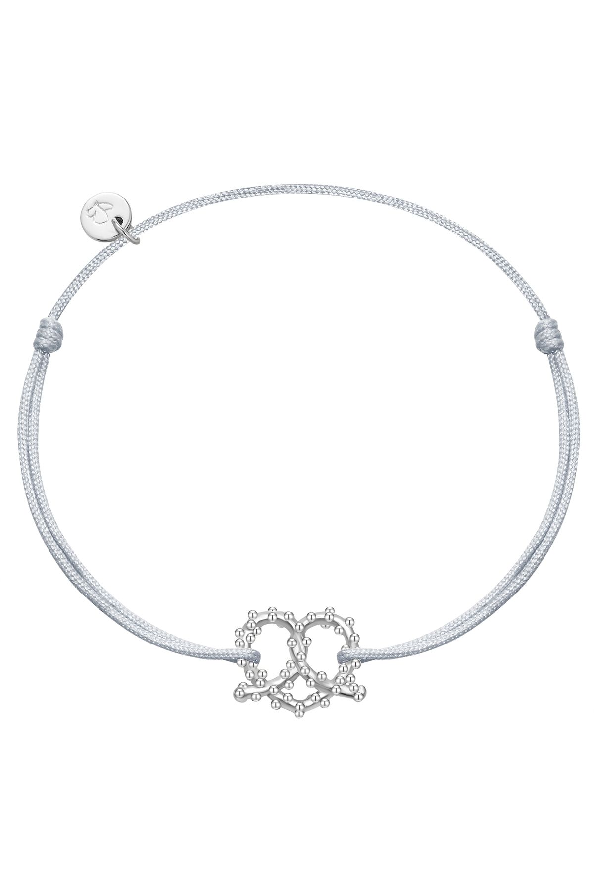 Glanzstücke München-Textilarmband Armband Sterling Silber Textil (SILBER) 1