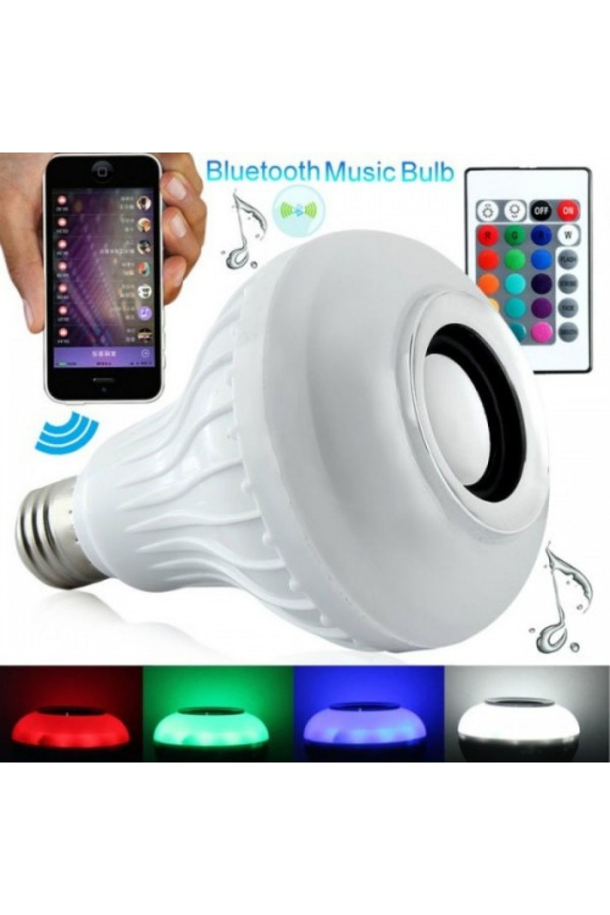 Ayder Timya Kumandalı Bluetooth Led Ampul