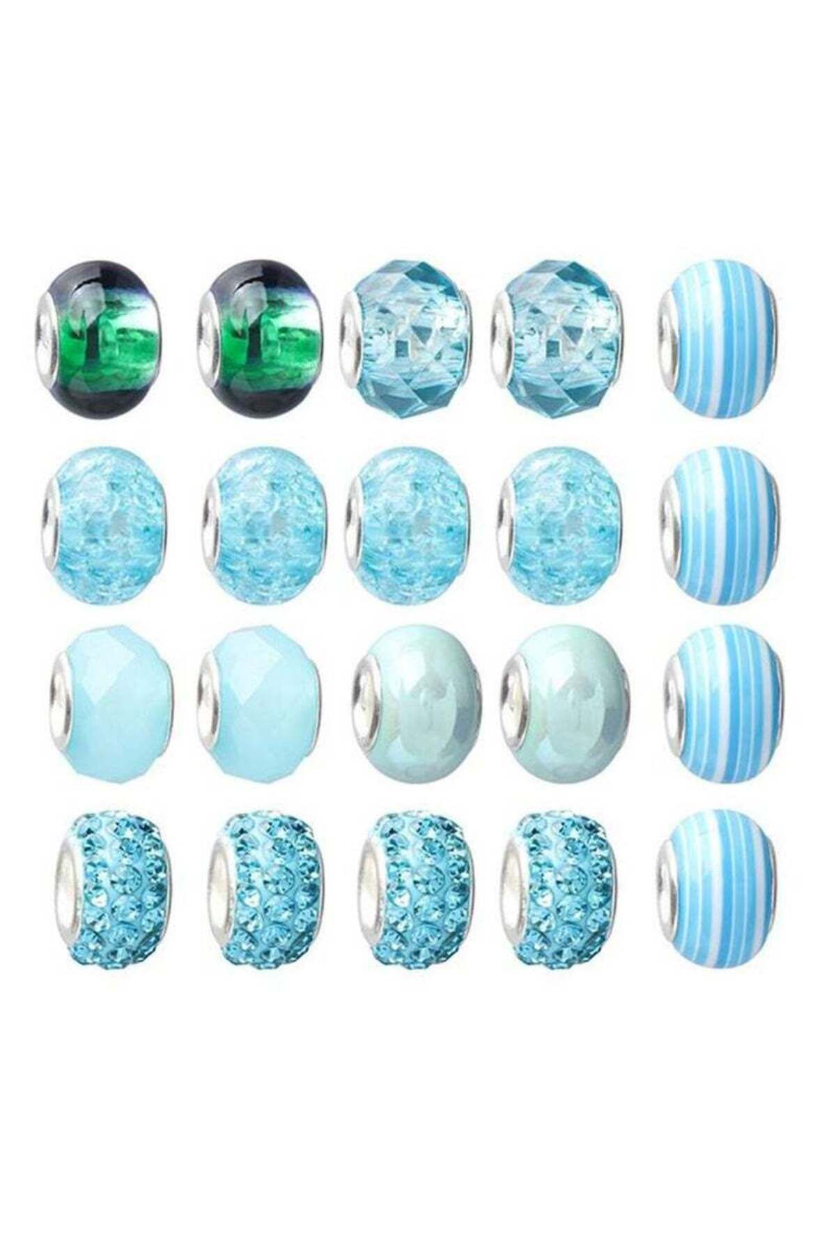Yelajoy-Crystal Bracelet Making Set, Colorful Rich, Cute and exquisite, Suitable for kids 3+ years, Blue 7