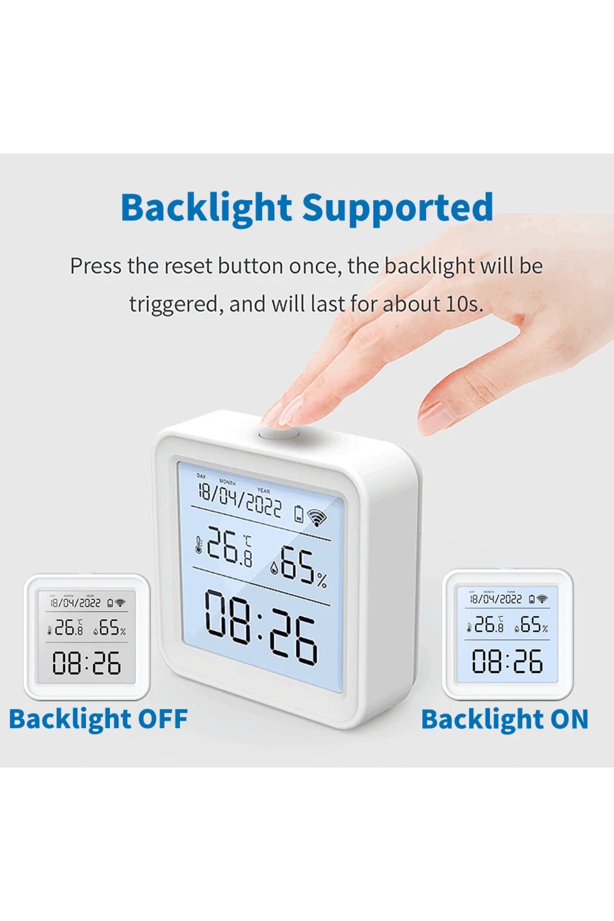 Choice-Wifi Version Tuya Zigbee Wifi Temperature Humidity Sensor Hygrometer Thermometer Detector Smart Life 3