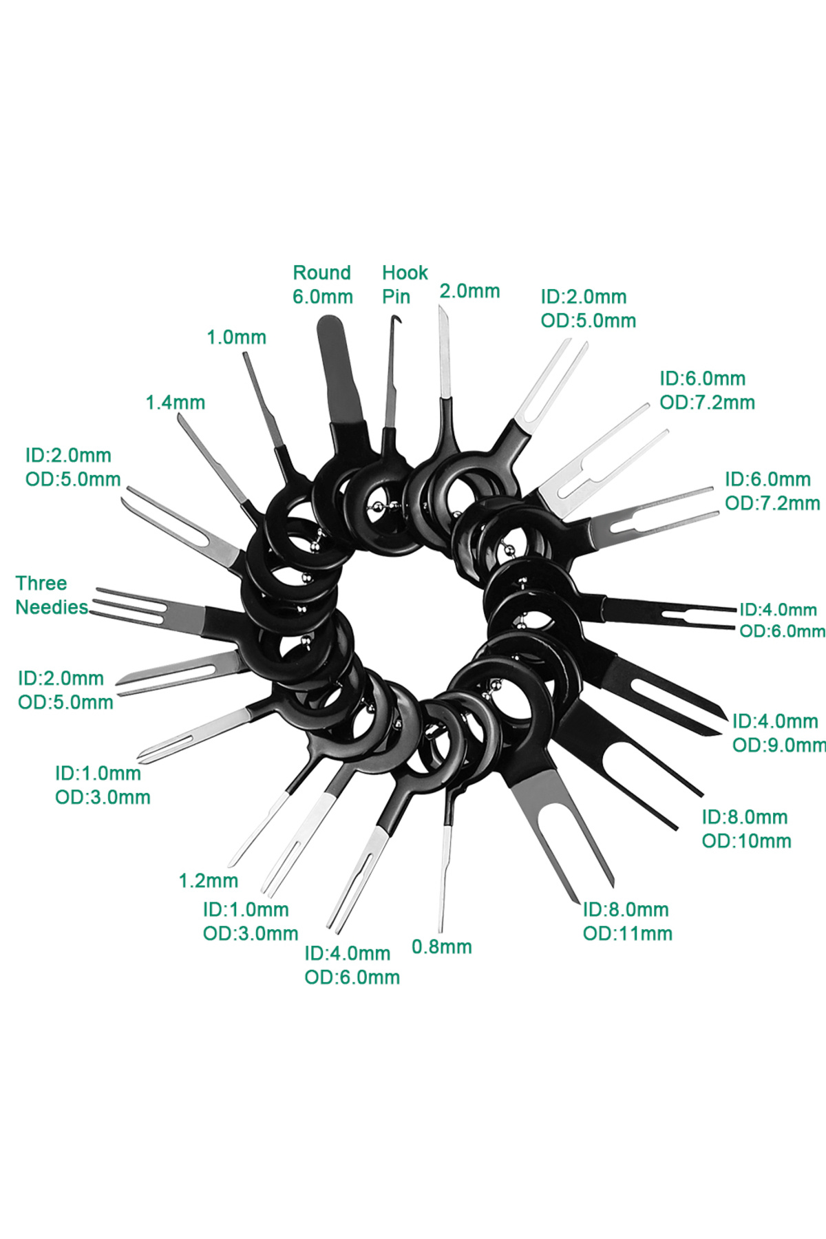 Choice-41PCS with box 41/26pcs Car Terminal Removal Kit Box Wire Plug Connector Extractor Puller Release Pi 3