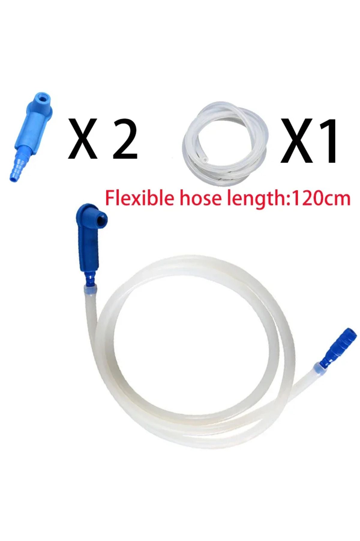 Choice-120cm Hose Car Brake Fluid Oil Exchange Pump With 50cm Oil Pumping Hose Empty Drained Oil Bleeder Au 1
