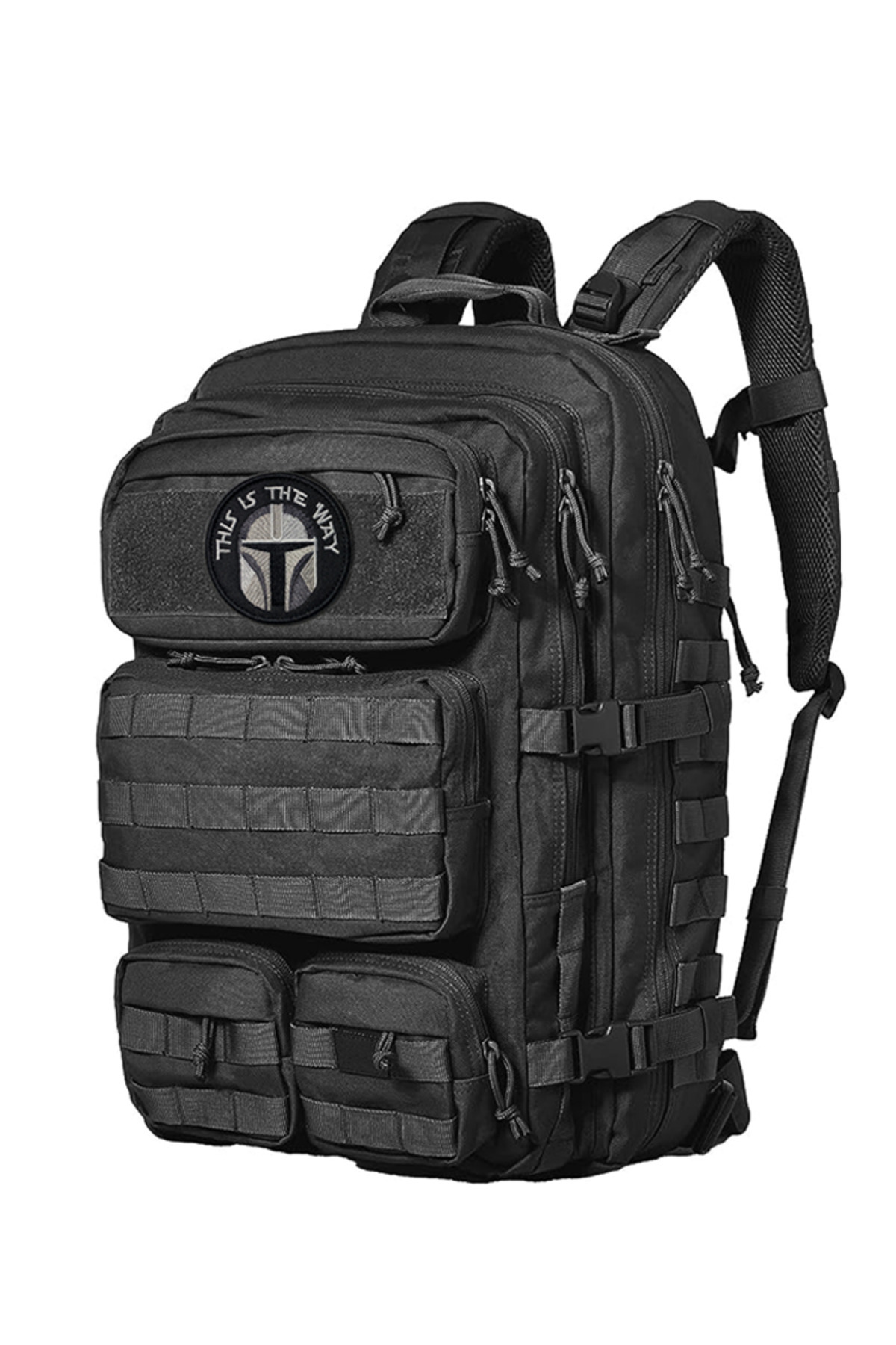 Choice-2pc This is The Way Full Helmet Embroidered Fastener Hook and Loop Patch 7