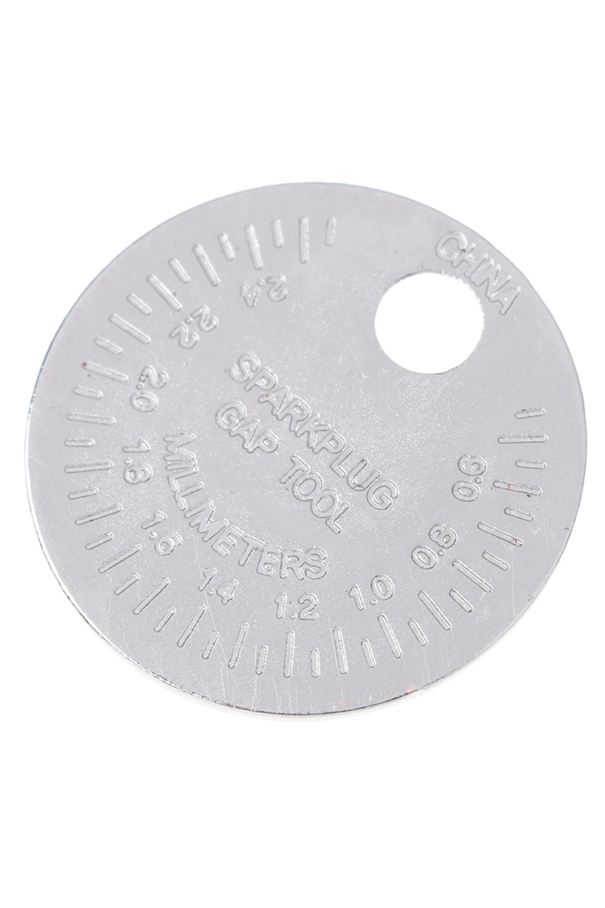 Choice-Spark Plug Gap Gauge Tool Measurement Coin-type 0.6-2.4mm Range Spark Plug Gage 4