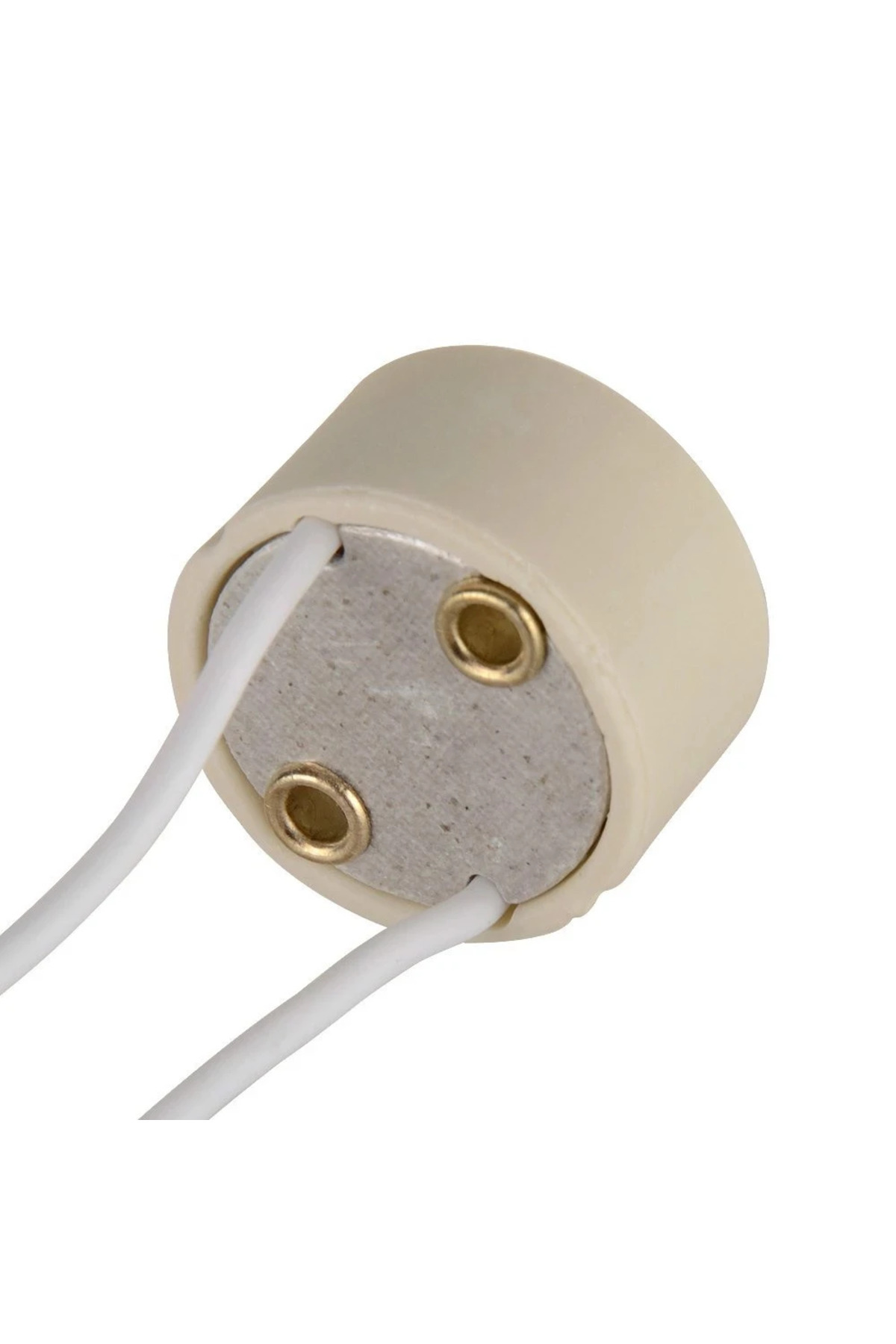 Choice-10pcs 10-50pcs 15cm Gu10 Led Bulb Holder Halogen Lamp Holder Led Lamp Holder Ceramic Body Wiring Soc 4