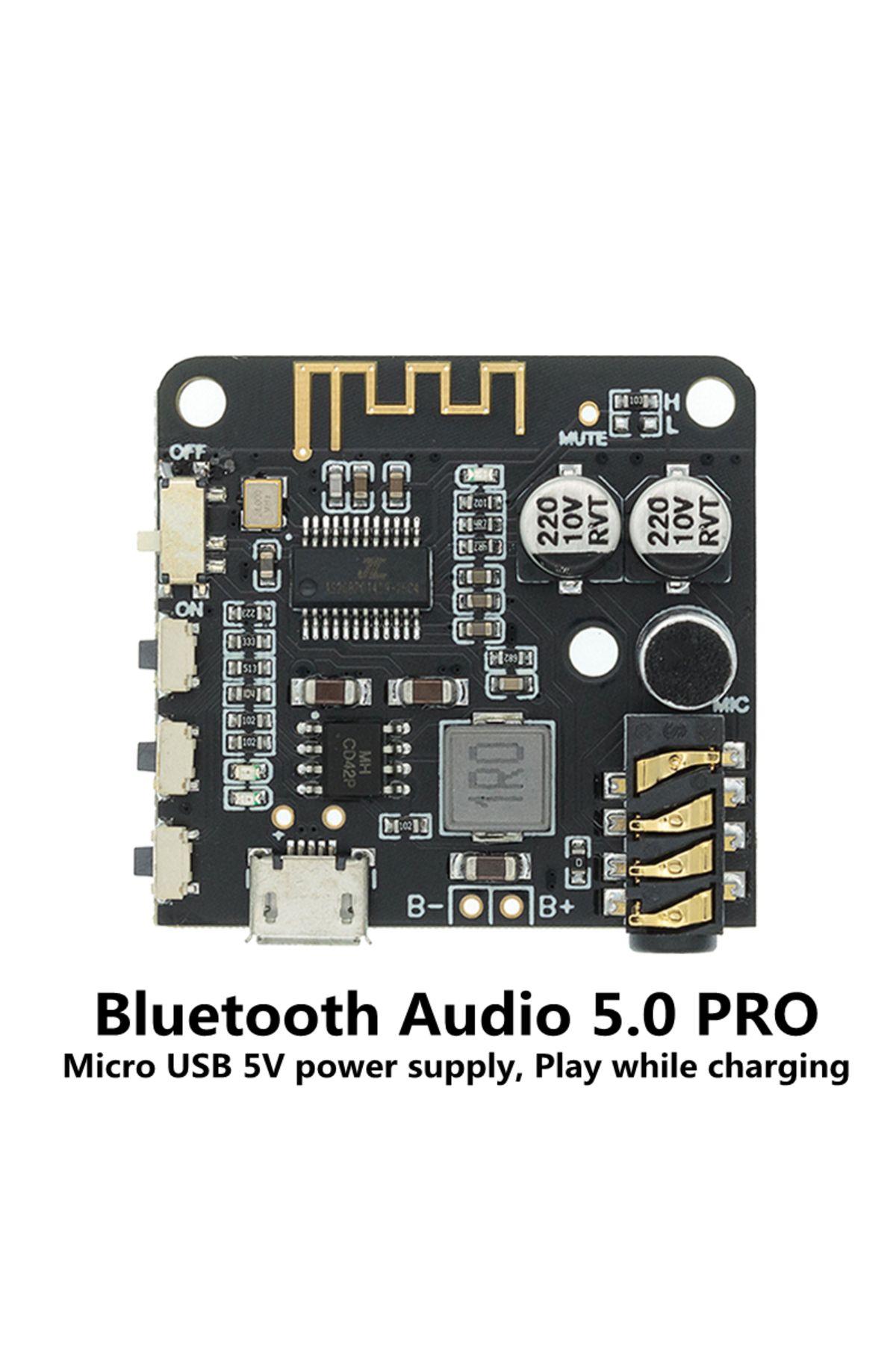 Choice-DIY Bluetooth Audio Receiver Board Bluetooth 4.0 4.1 4.2 5.0 MP3 Lossless Decoder Board Wireless ... 7