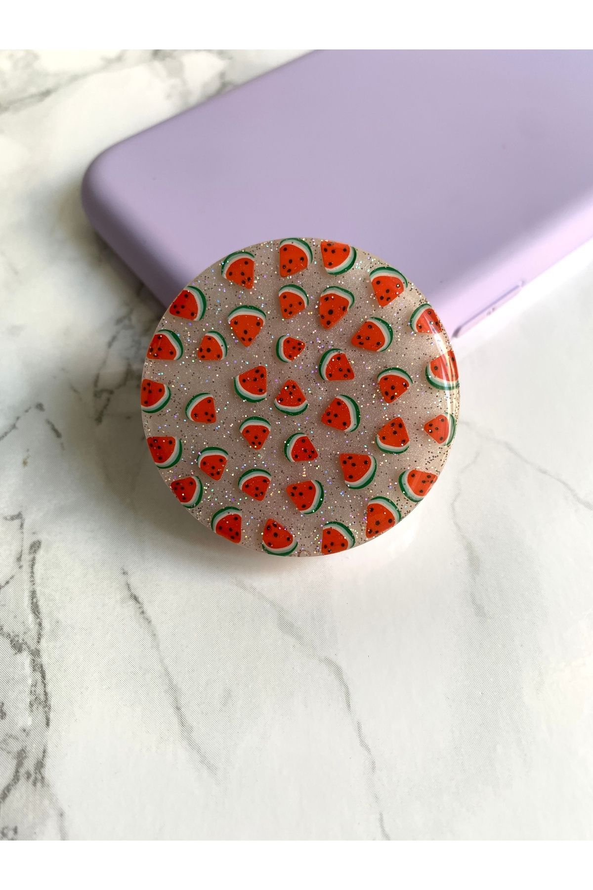 Efizm Store Sevimli Karpuz Telefon Tutucu: Pratik ve Şık Popsocket Stand No1