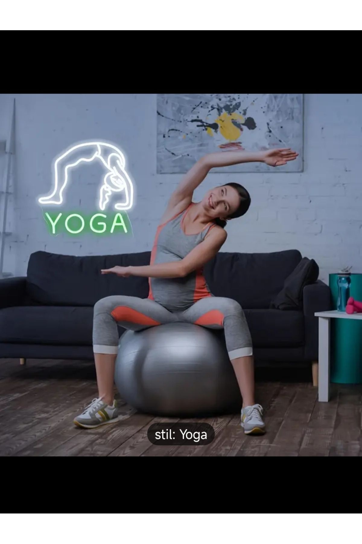 KAMER NEON LED IŞIKLI YOGA