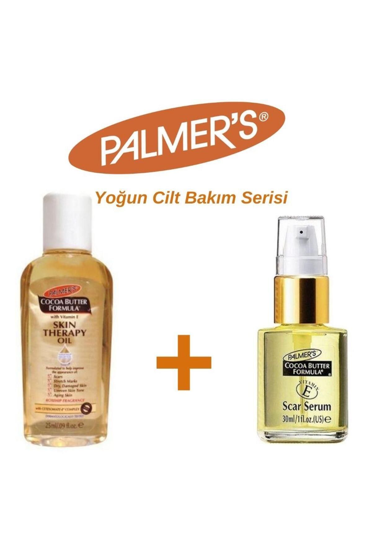 PALMER'S Cocoa Butter Formula Skin Therapy Oil+E Vitamin Scar Serum Yoğun Cilt Bakım Seti