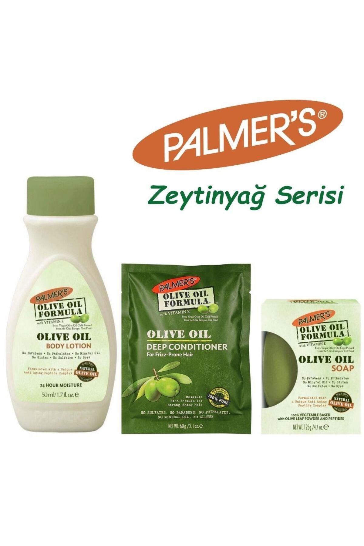 PALMER'S Olive Oil Formula Olive Oil Deep Conditioner+Soap+Body Lotion Zeytinyağ Serisi