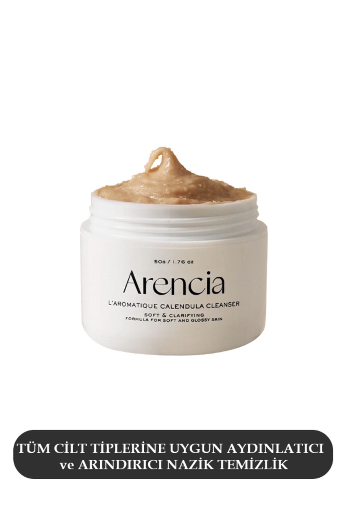 Arencia L'aromatique Calendula Cleanser 120g Aydınlatıcı Gözenek Sıkılaştırıcı Vegan Yüz Temizleyici