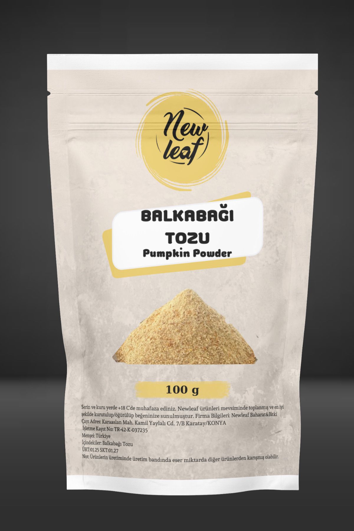 Newleaf Balkabağı Tozu 100 g