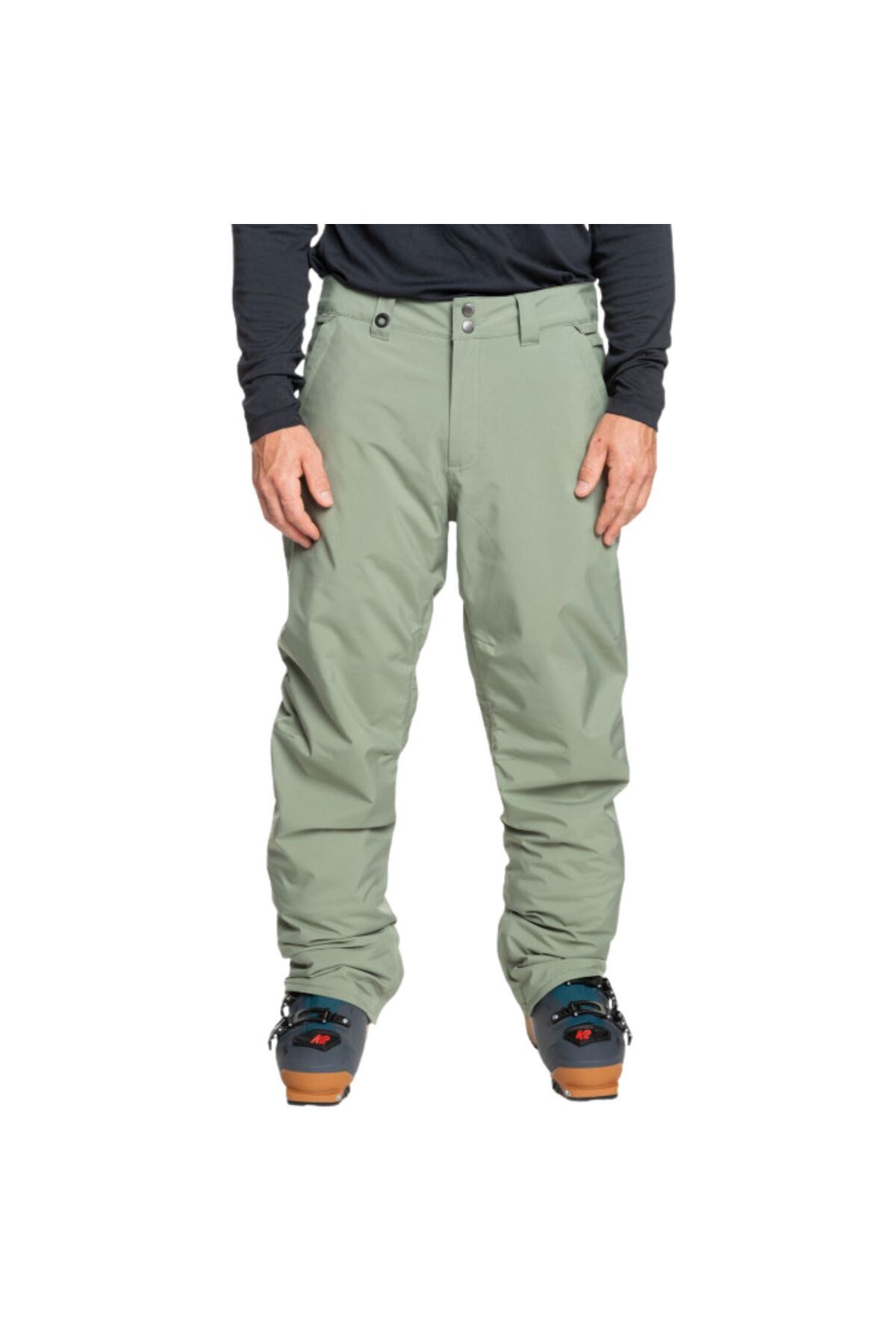 Quiksilver Regular Fit Çok Renkli Erkek Kayak Pantolonu EQYTP03146ESTATE PT