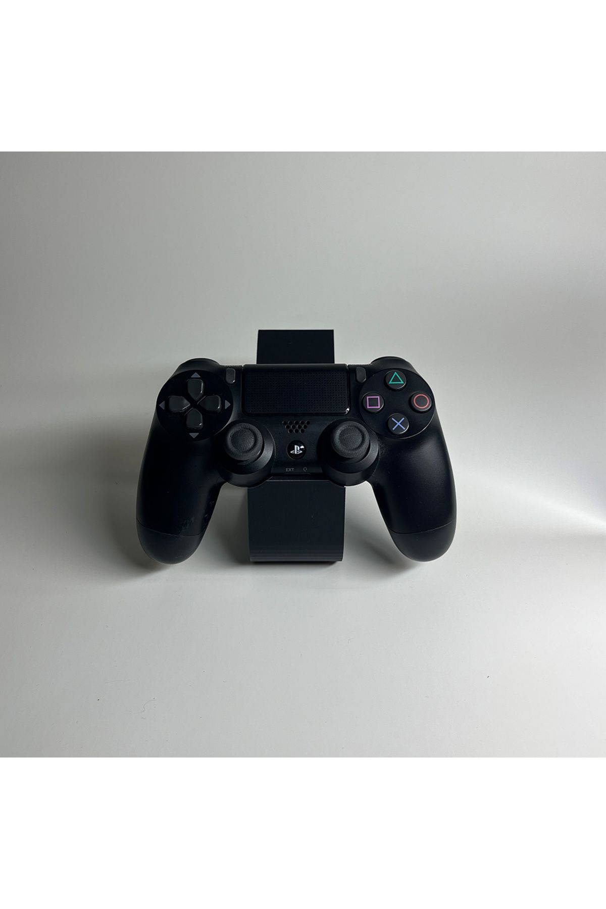 Gada İkili PS4 Joystick Standı - Siyah Minimalist Tasarım, 3D Yazıcı Üretimi, Şık ve Dayanıklı