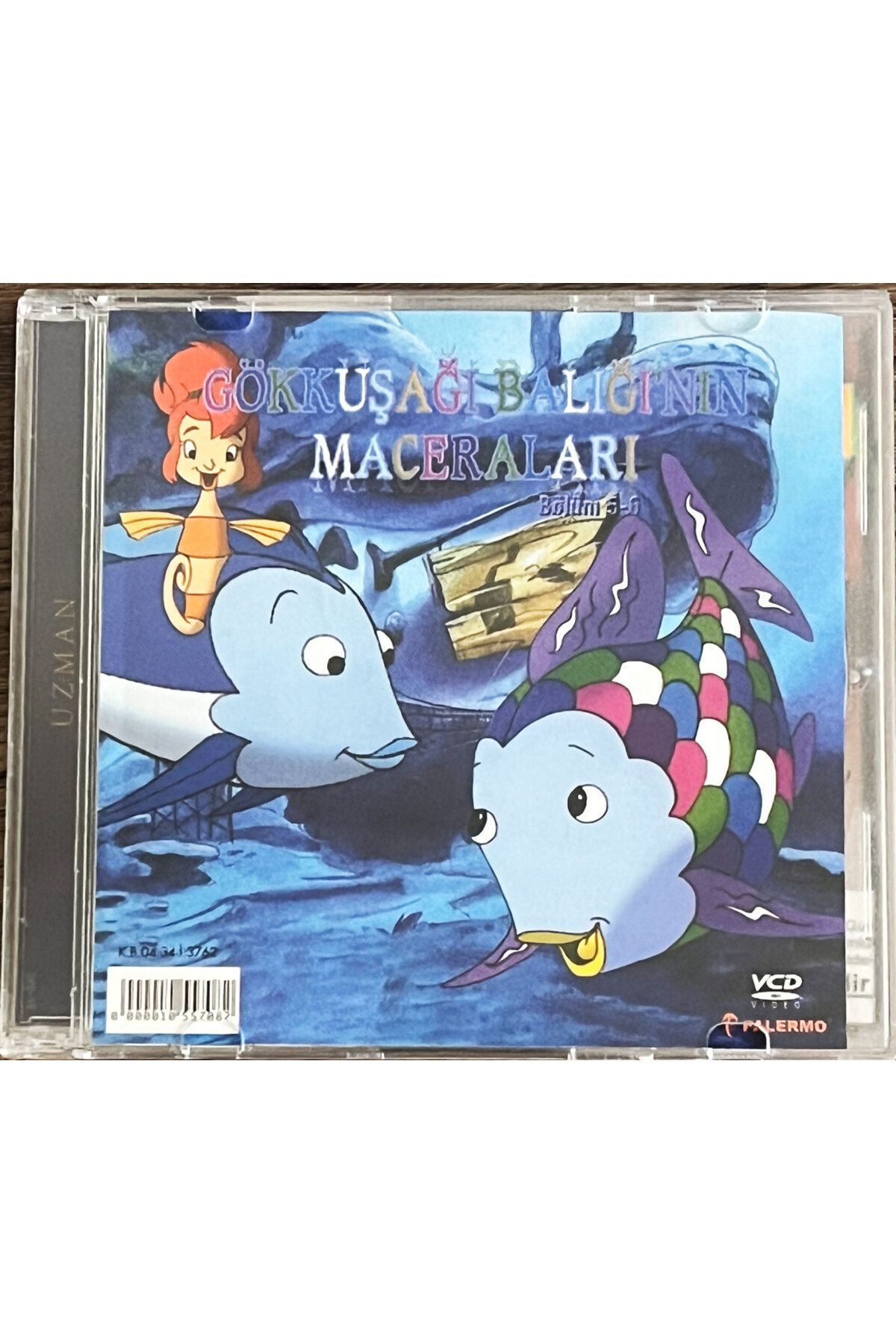 Kovak Kailyn Gökkuşağı Balığının Maceraları Eski Basım VCD Film