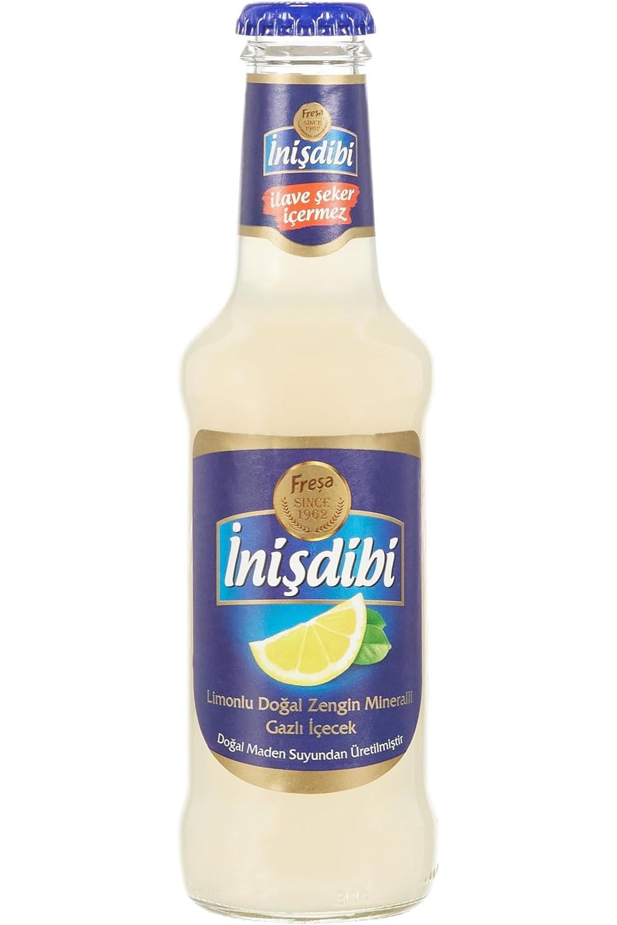 İNİŞDİBİ İnişdibi Limonlu Madensuyu 24'lü Paket (200 ml x 24 Adet)