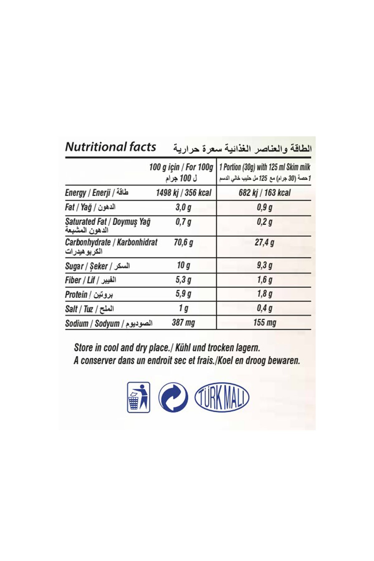 TURK GARDEN-Corn Flakes Corn Flakes 500 Gr 5 Pack 2