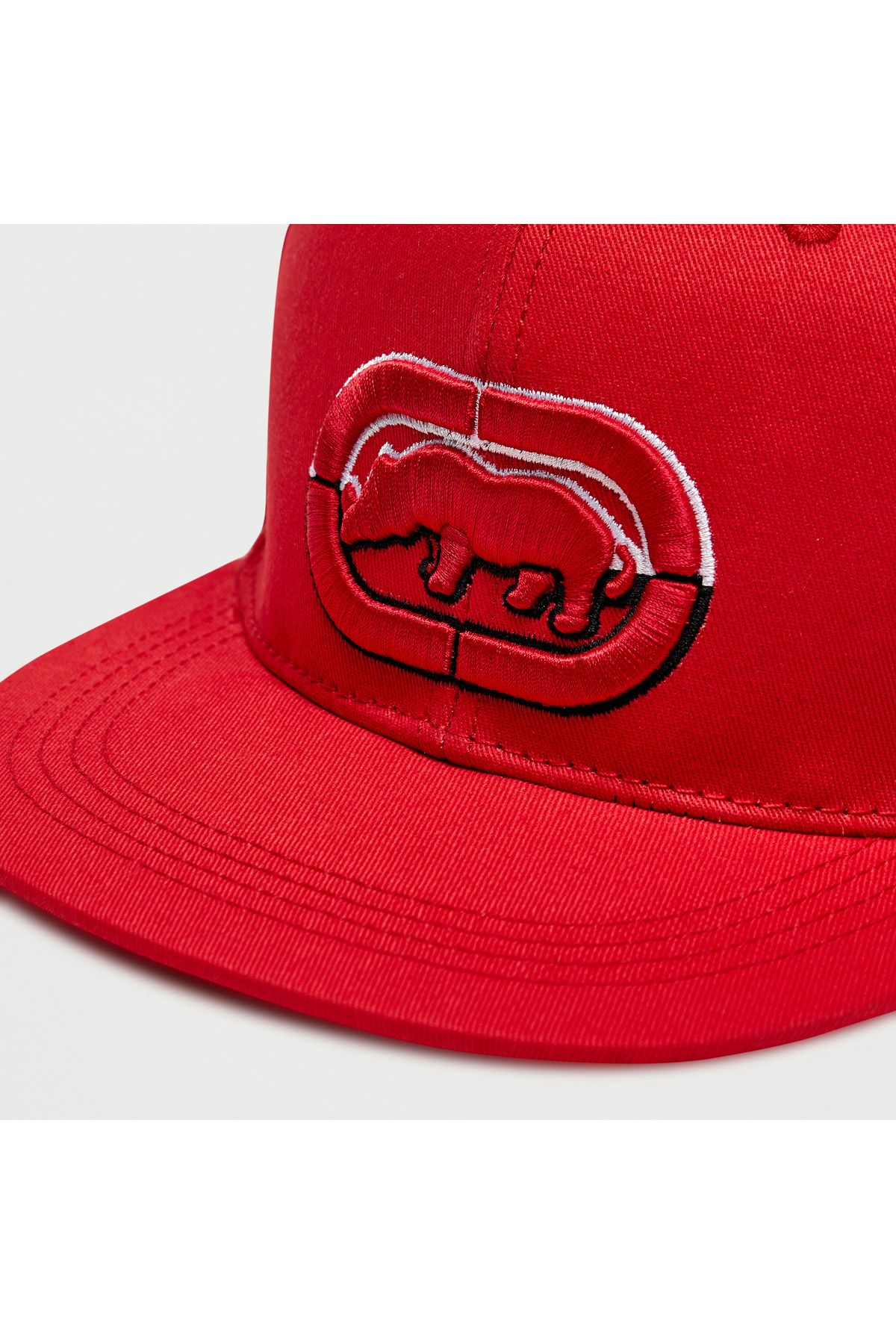 ECKO-Logo Embroidered Cap With Hook And Loop Strap Closure 3