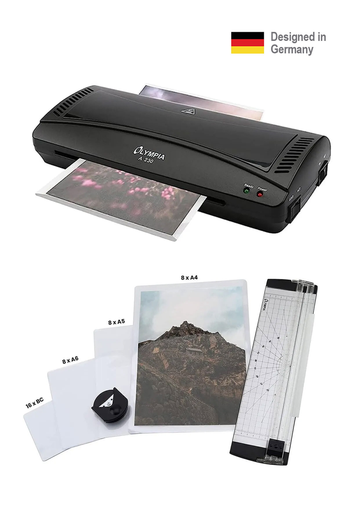 Olympia A230 A4 PVC Laminasyon Makinesi 4 in 1 Set Fiyatı - Trendyol