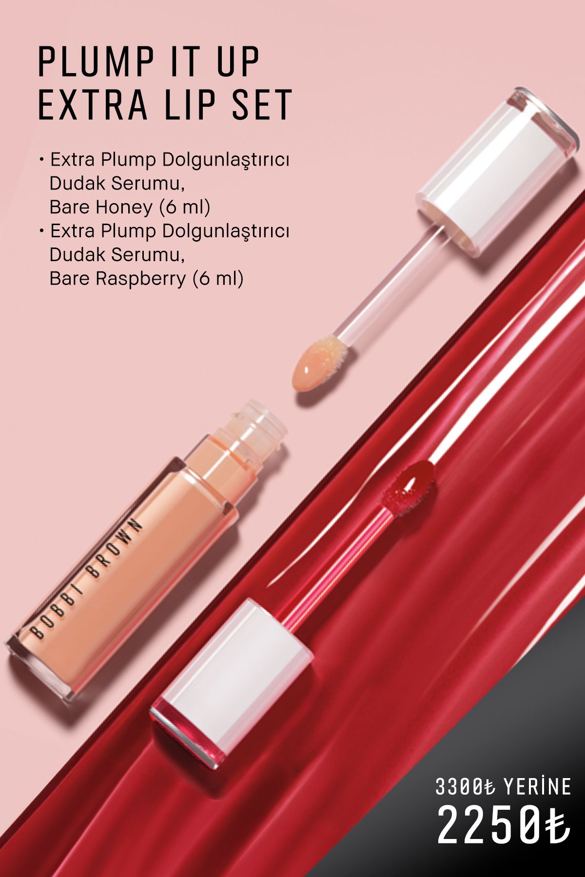 BOBBI BROWN Plump it Up Extra Lip Serum İkili Set