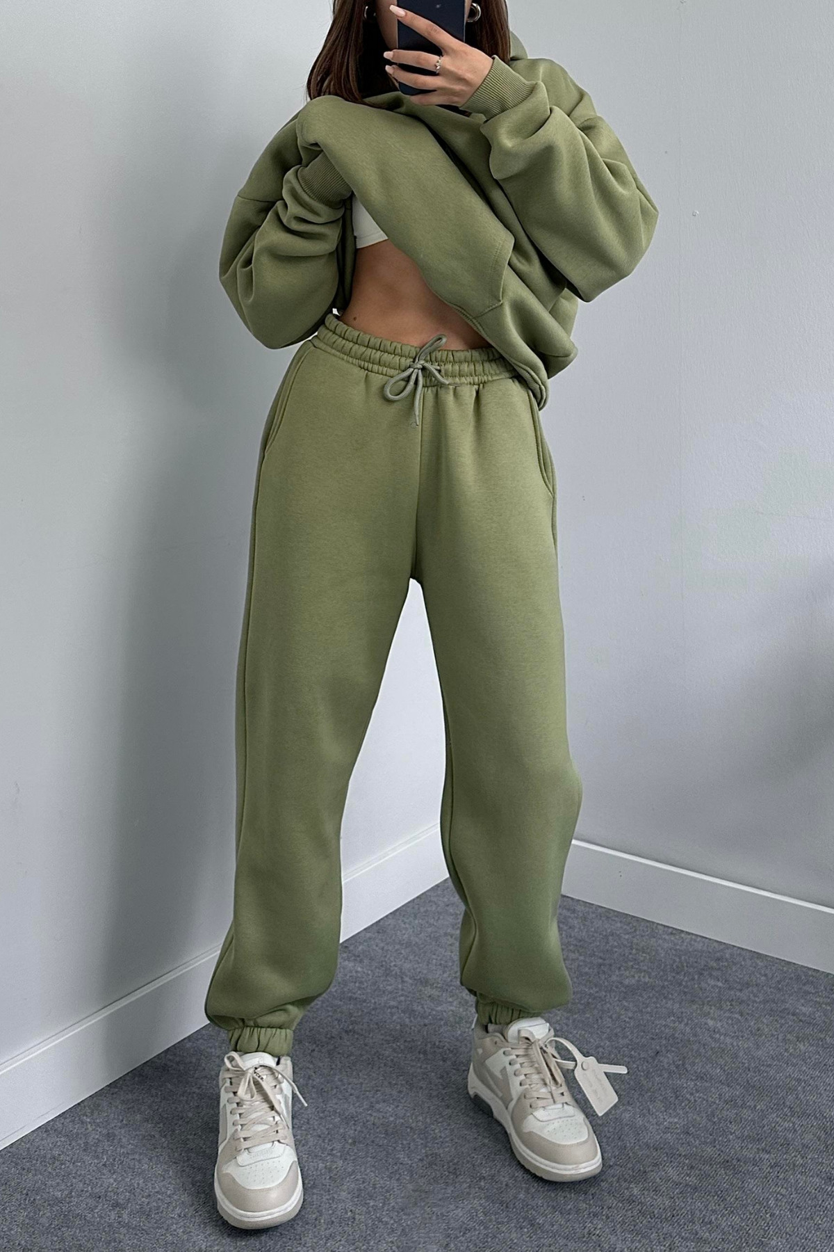 Hakimelanj Rahat kalıp Unisex Eşofman takımı — رنگارنگ CMZ-012 — تصویر 5 از 9
