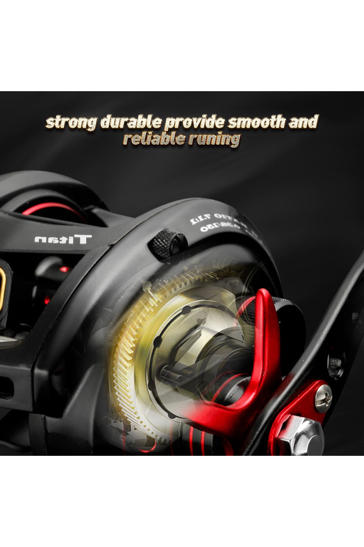 JOHNCOO-Left Hand Retrieve Fishing Reel Mt200 Bait Casting Reel Big Game 13kg Max Drag Jigging Fishi 2