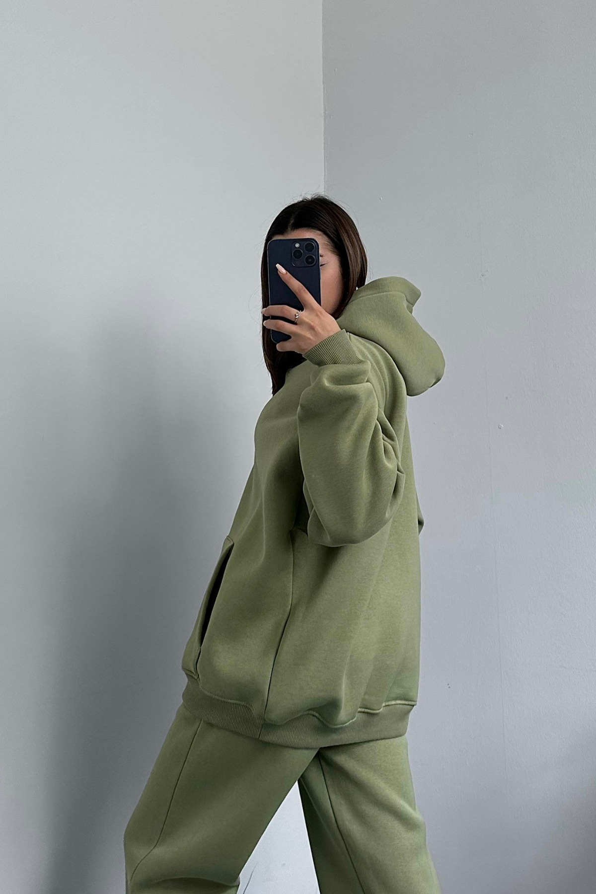 Hakimelanj Rahat kalıp Unisex Eşofman takımı — رنگارنگ CMZ-012 — تصویر 9 از 9