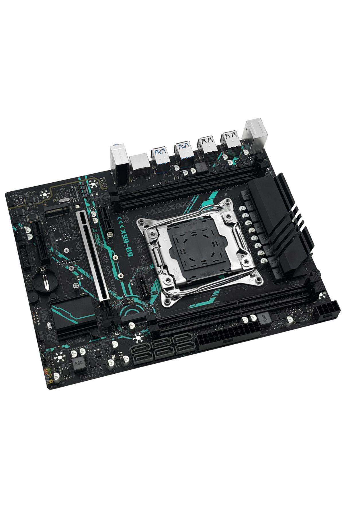 Choice-مجموعة اللوحة الأم X99 B9 مع معالج وحدة المعالجة المركزية الاختياري Lga2011-3 Xeon E5 2650 V4 4