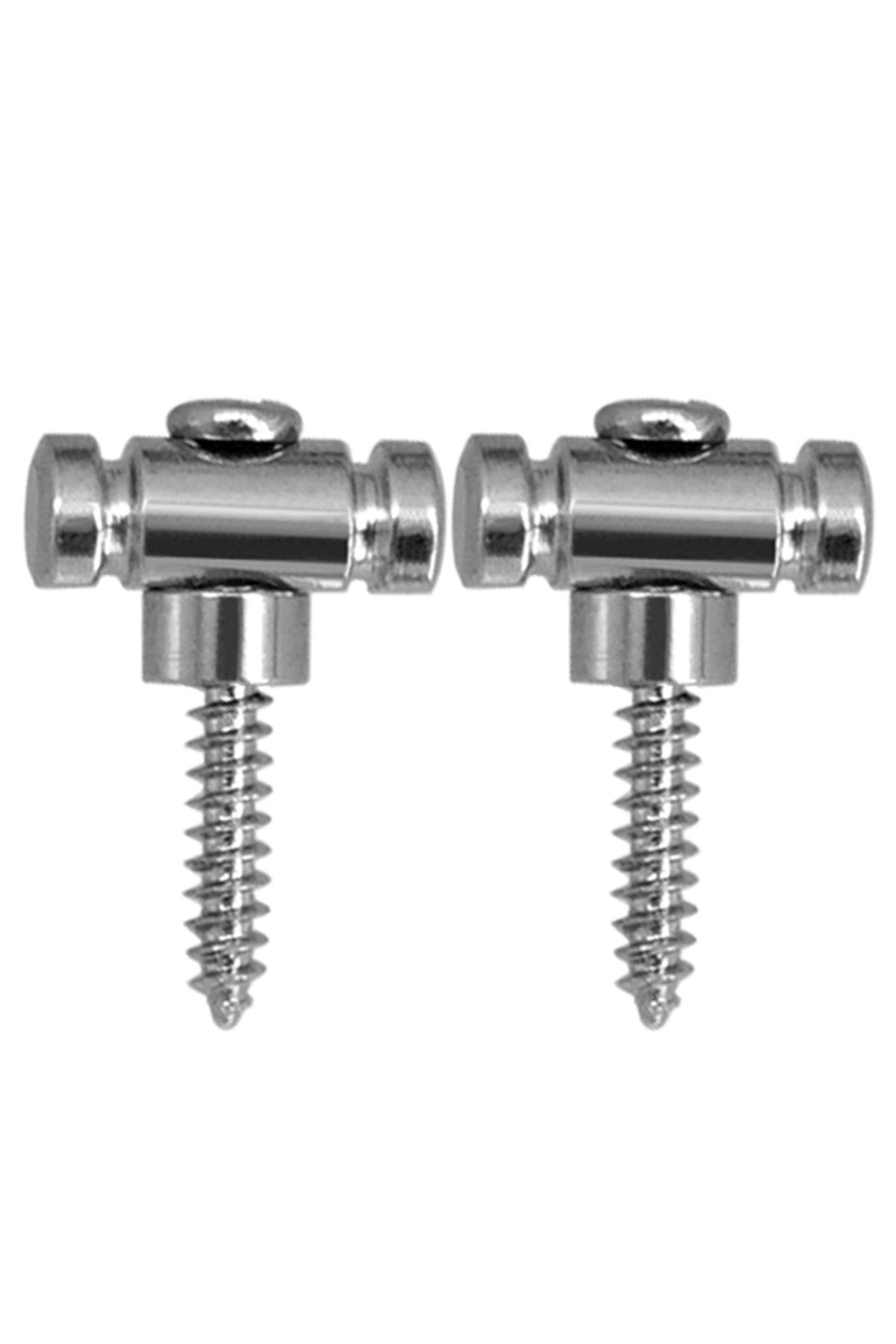 Choice-Silver 2pcs Guitar String Retainer Guitar String Tree Screw Electric Guitar Accessory For Guitar Sil 1