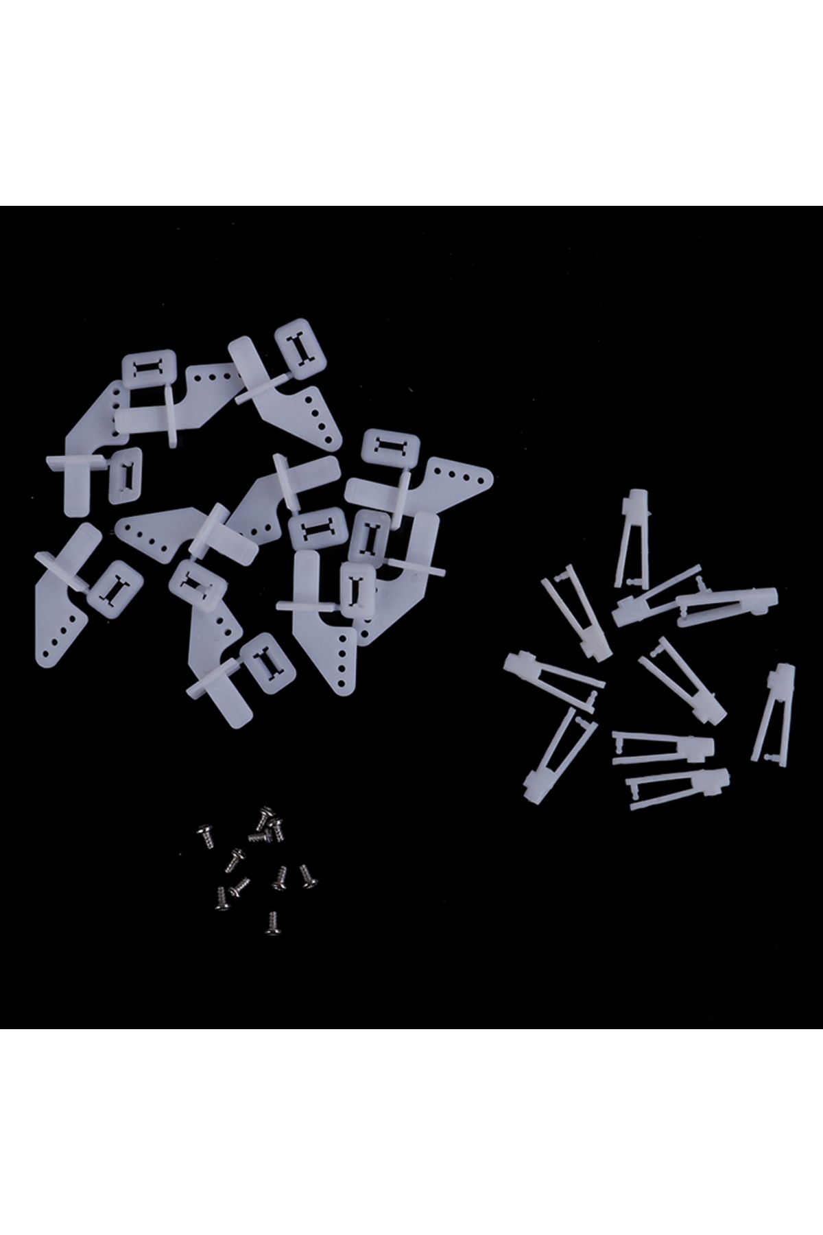 Choice-10 Sets Medium Lock On Nylon Control Horn And Clevis 21mm Set Rudder Servo Ailerons Elevators For... 2