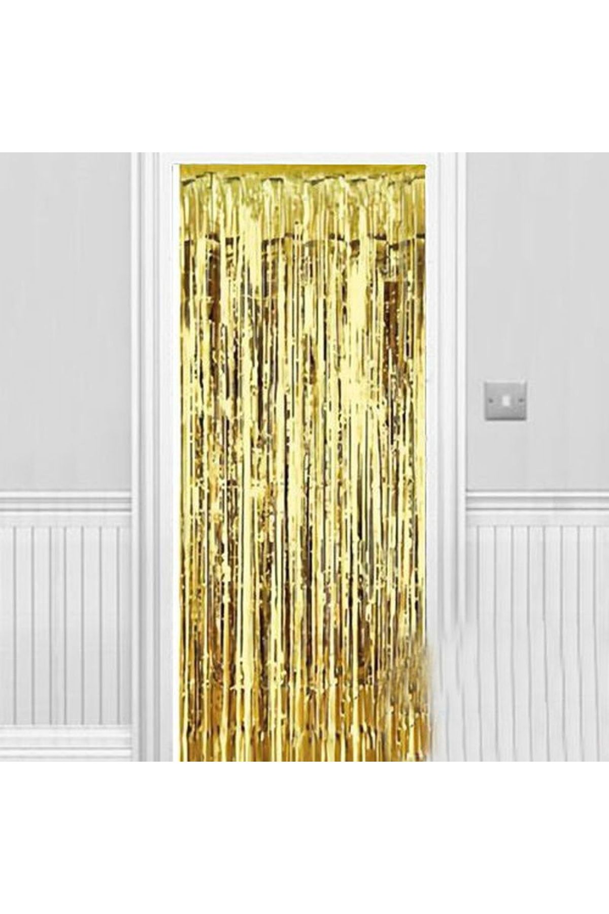 Genel Markalar Işıltılı Duvar ve Kapı Perdesi Gold 90x200 cm 45R74