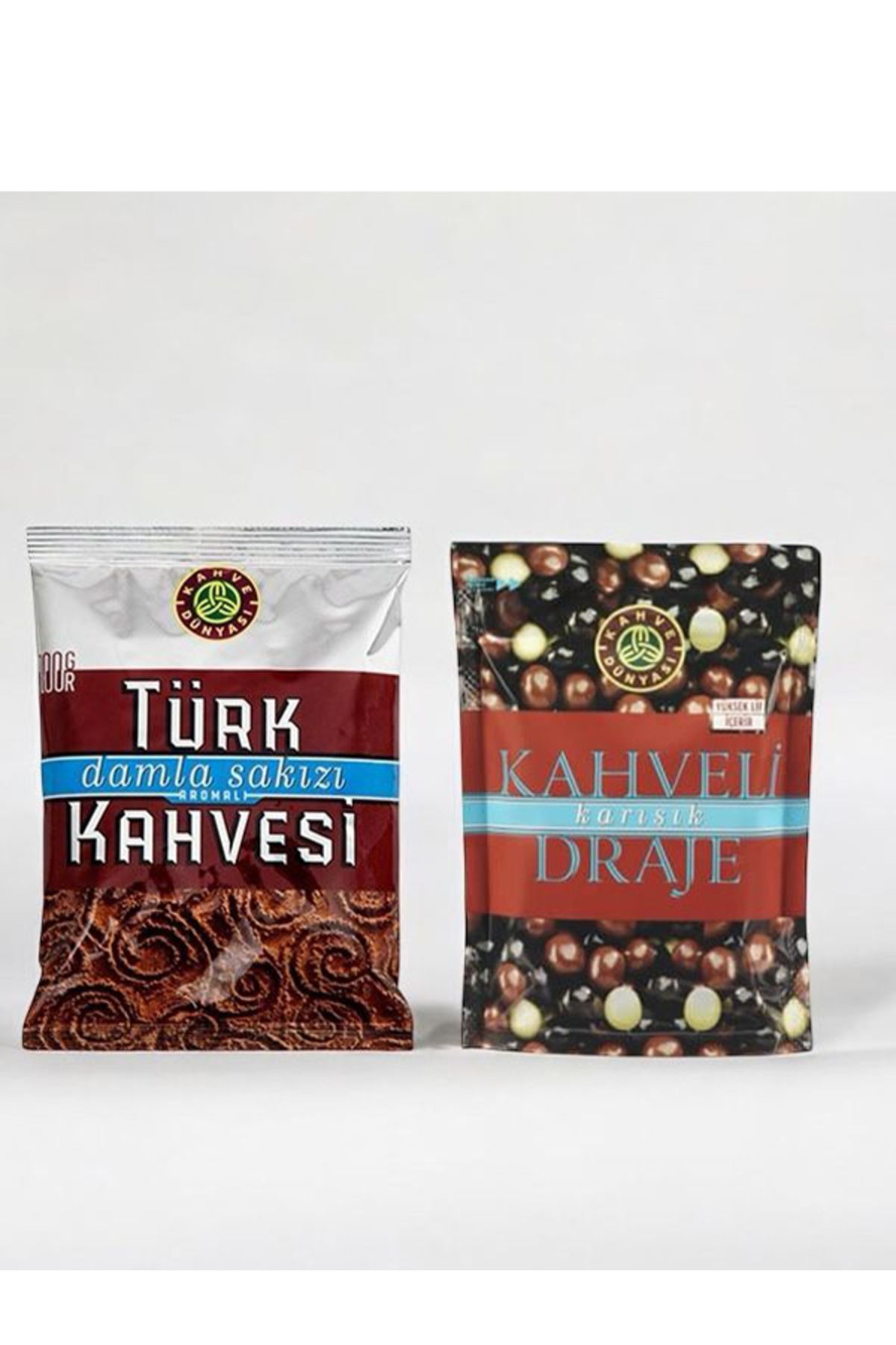 Kahve Dünyası Damla Sakızlı Türk Kahvesi 100g + Draje Mix Kahveli 60g