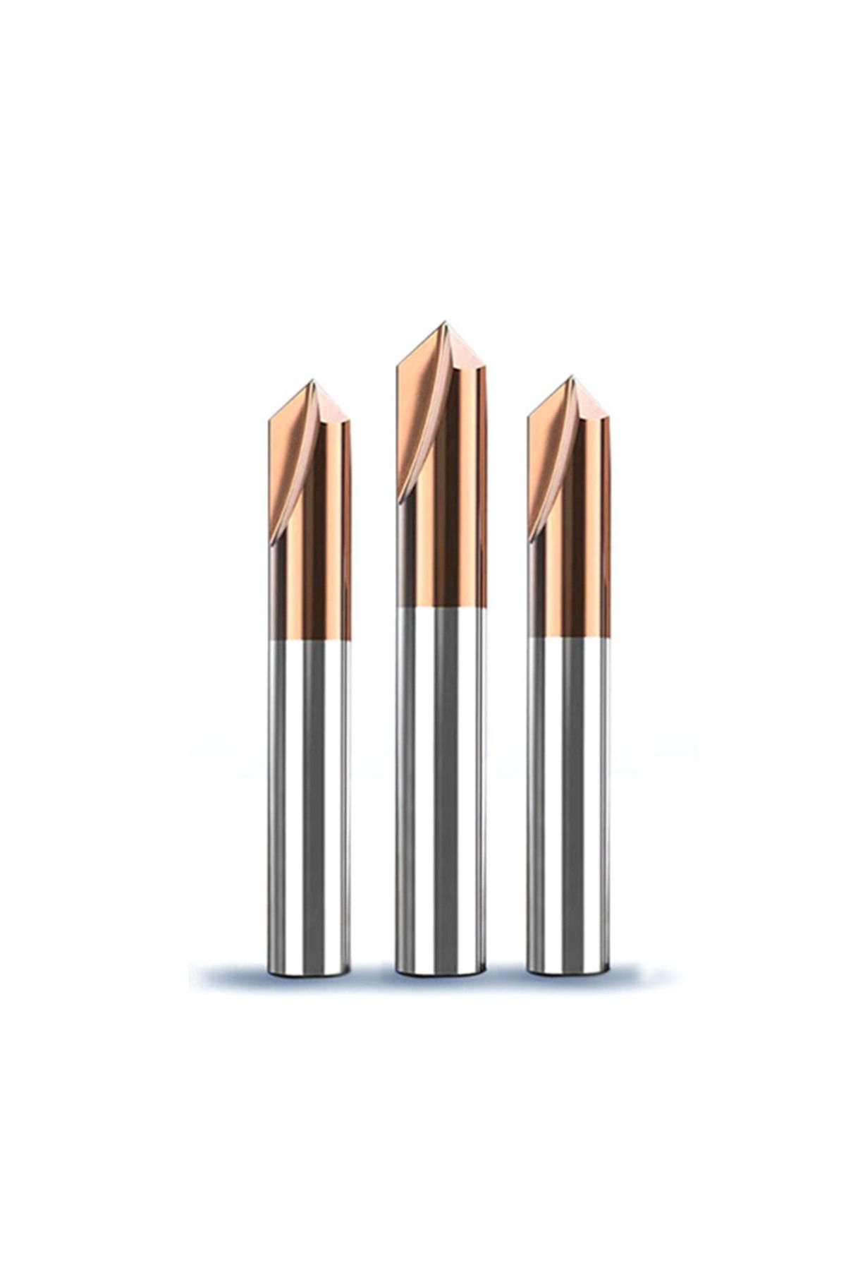 kakarot-HRC55 STEEL D6X50LX3F-90deg قاطع طحن كربيد إزالة الحواف V Grove Router 90 4
