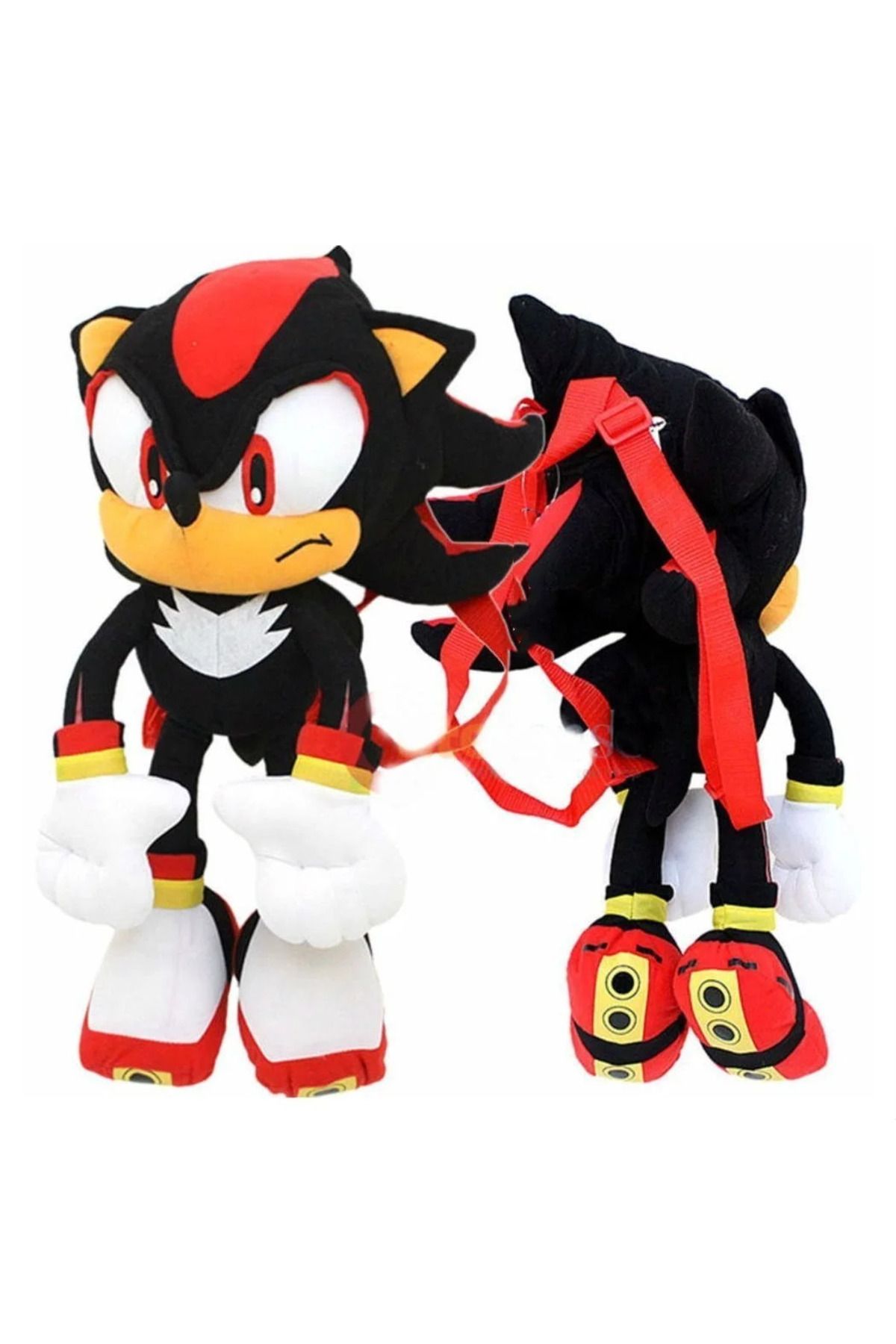 Choice-Black Classic Game Character Black Shadow 55cm Plush Backpack Anime Silver Doll Children's Comfort 1