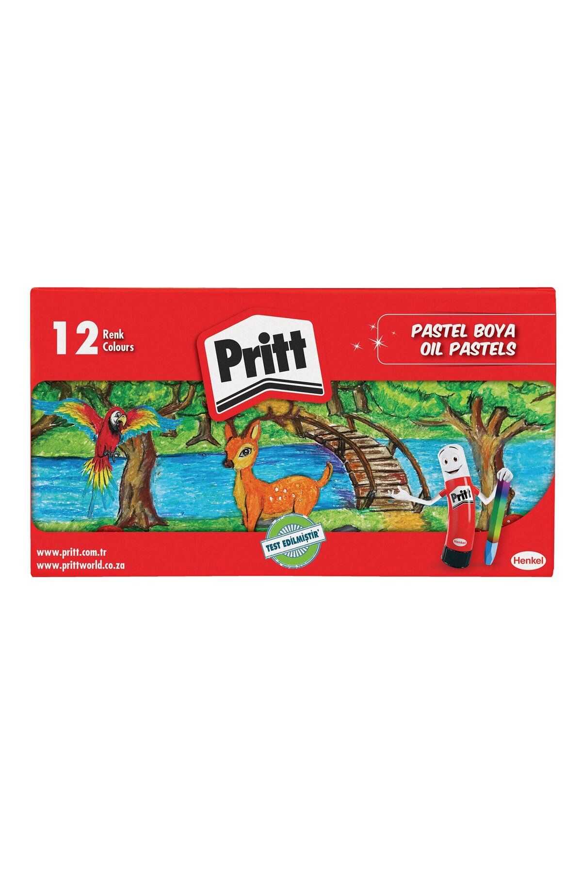 Pritt Pastel Boya 12'Li Karton Kutu