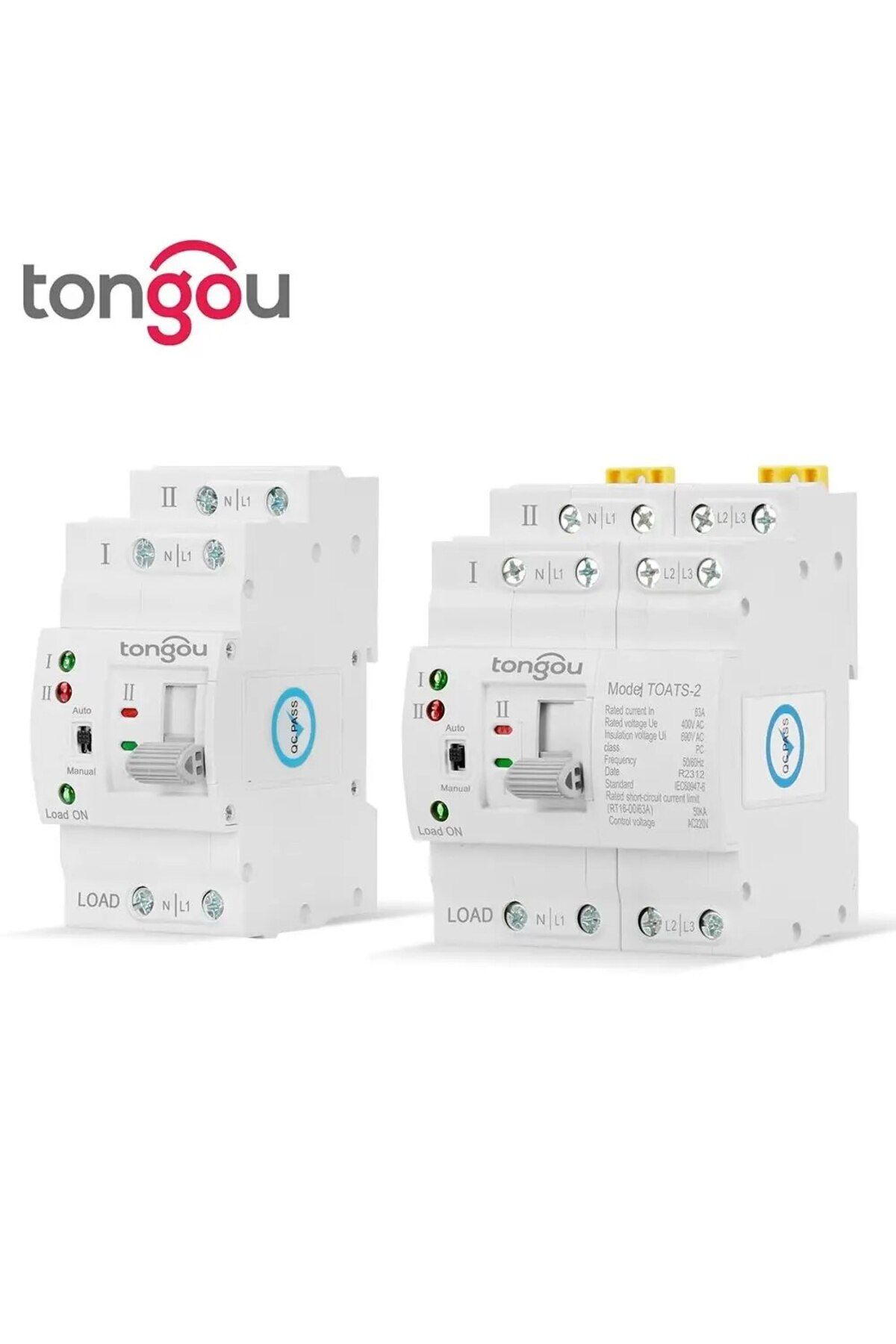Choice-2p 63a 110v Tongou Din Rail 2p 4p Ats Dual Power Automatic Transfer Switch Electrical Selector Switc 4