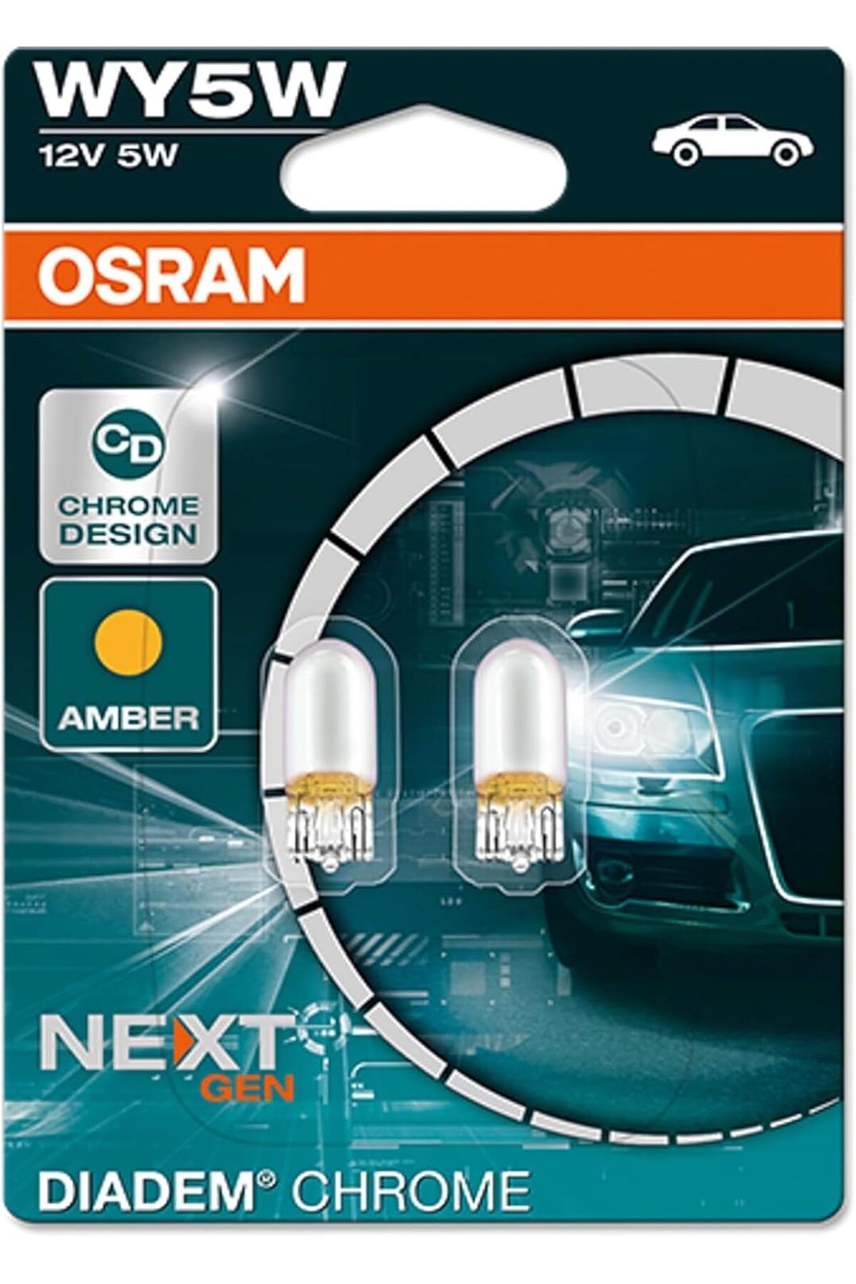 STOREMAX T10 WY5W 12V 5W Dipsiz Krom Diadem StarColxlection 655141