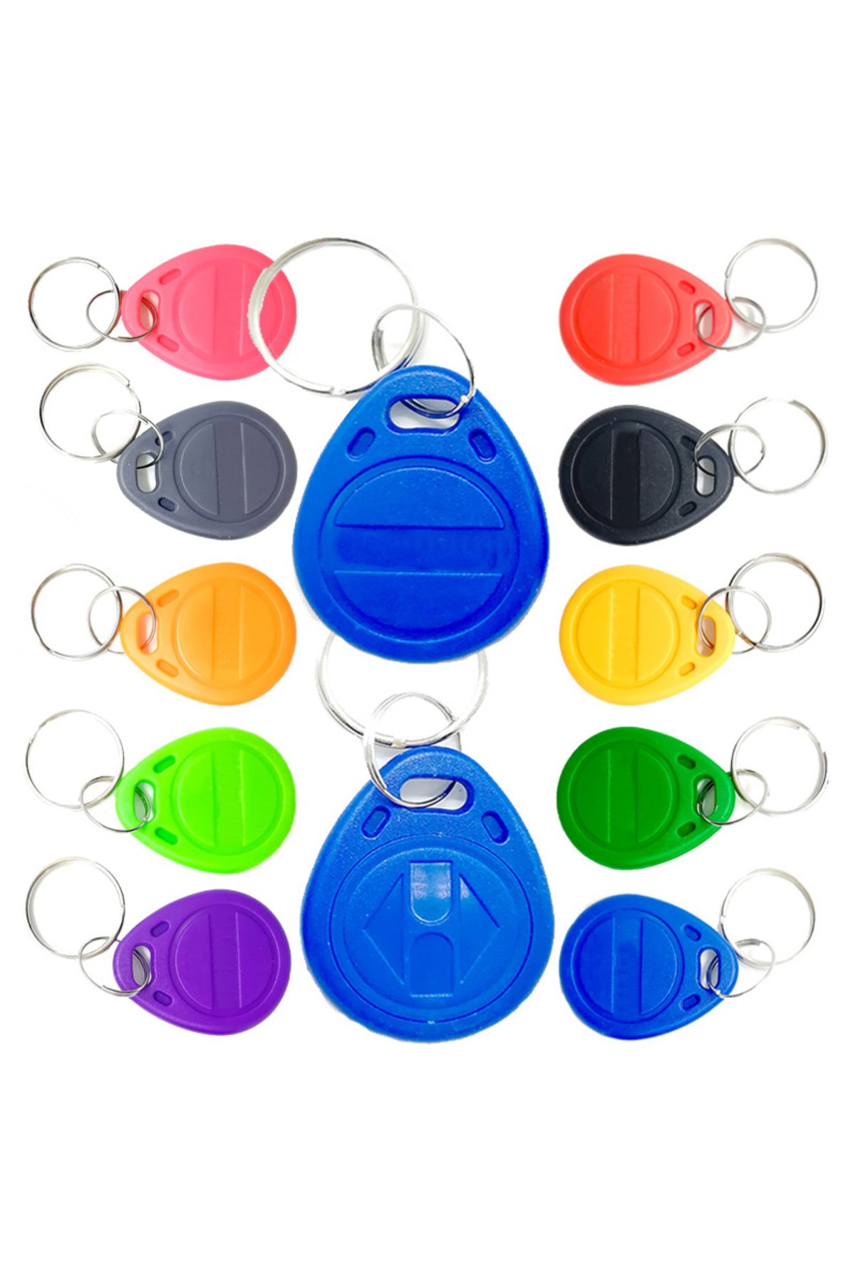 Choice-Mixed Colours 50pcs T5577 Rewritable 125khz Rfid Key Fob Em4305 Copy Writable Rewrite Duplicate Rfid 7