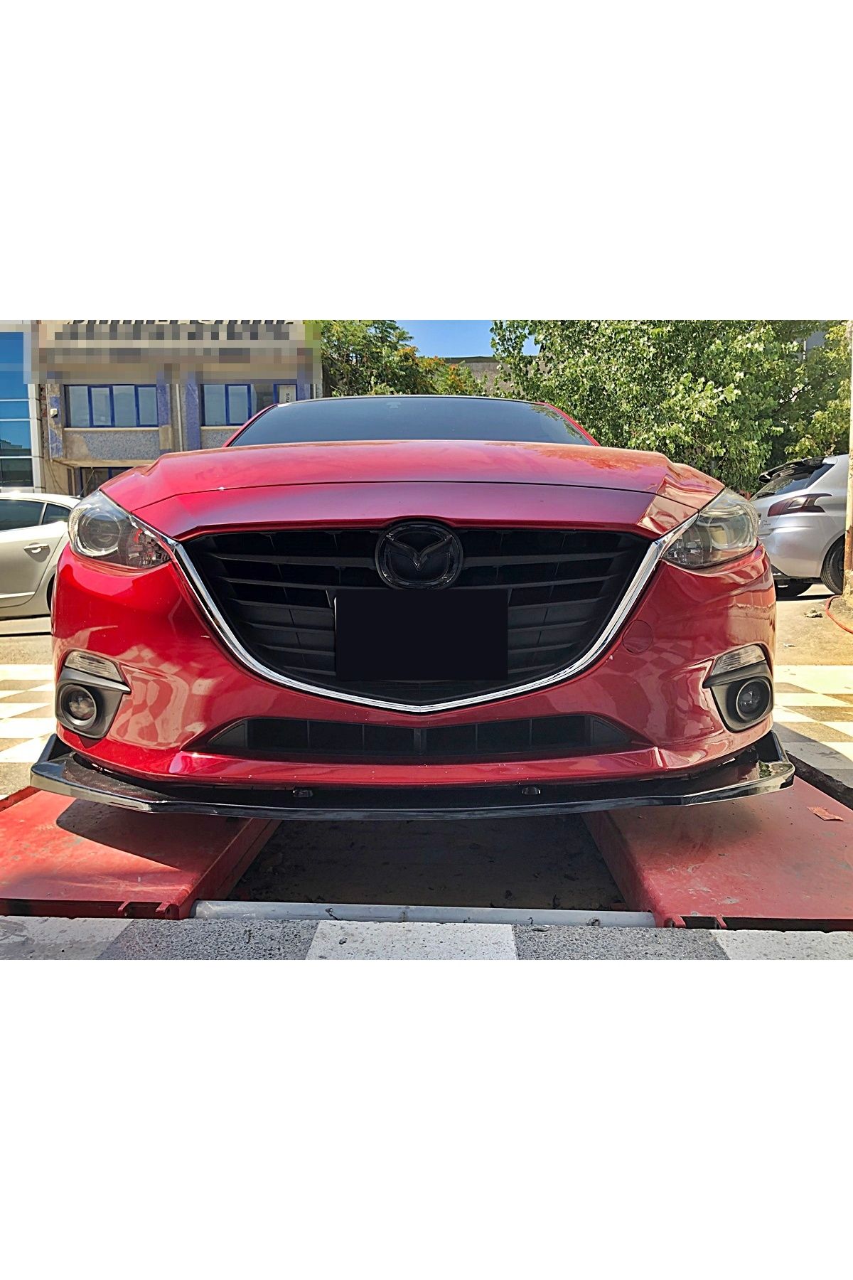 ANKARA BODYKİT MAZDA 3 AXELA ÖN TAMPON ALT LİP 2014 - 2017 PLASTİK PİANO BLACK