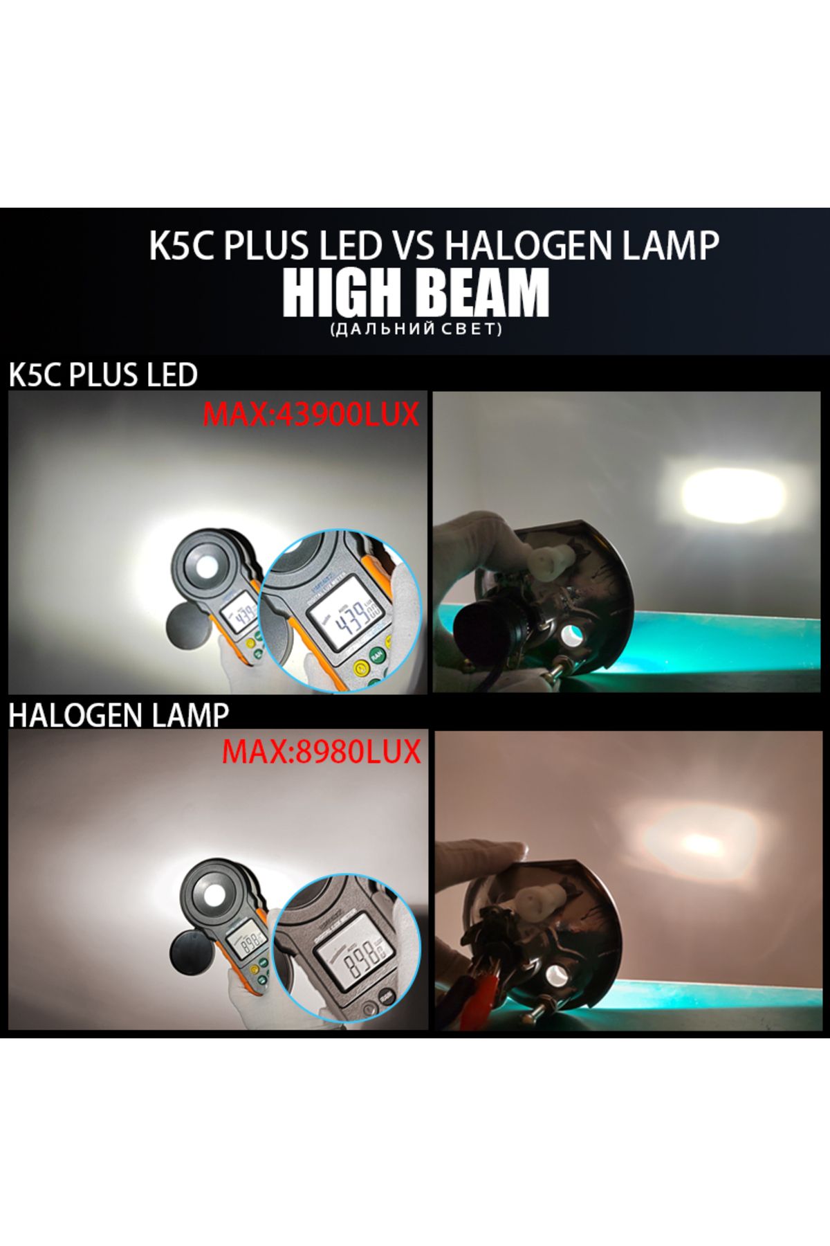 DAWN KNIGHT-H7 6000k Cold White 140w K5c Plus H7 H11 H1 H4 Led Headlight Bulb 4300k Led Hb3 Hb4 Doub 3