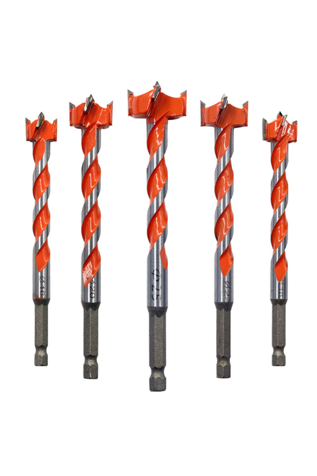 Choice-25mm 130mm 1pc Extended Woodworking Hole Opener Alloy Thread Drill Bit With Hexagonal Handle Door Lo 7